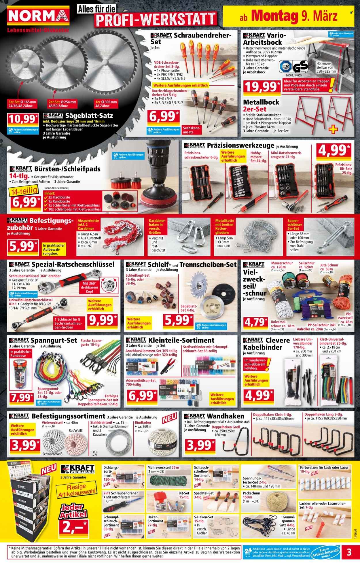 NORMA Flugblatt - Ab Montag, 9.3.2026