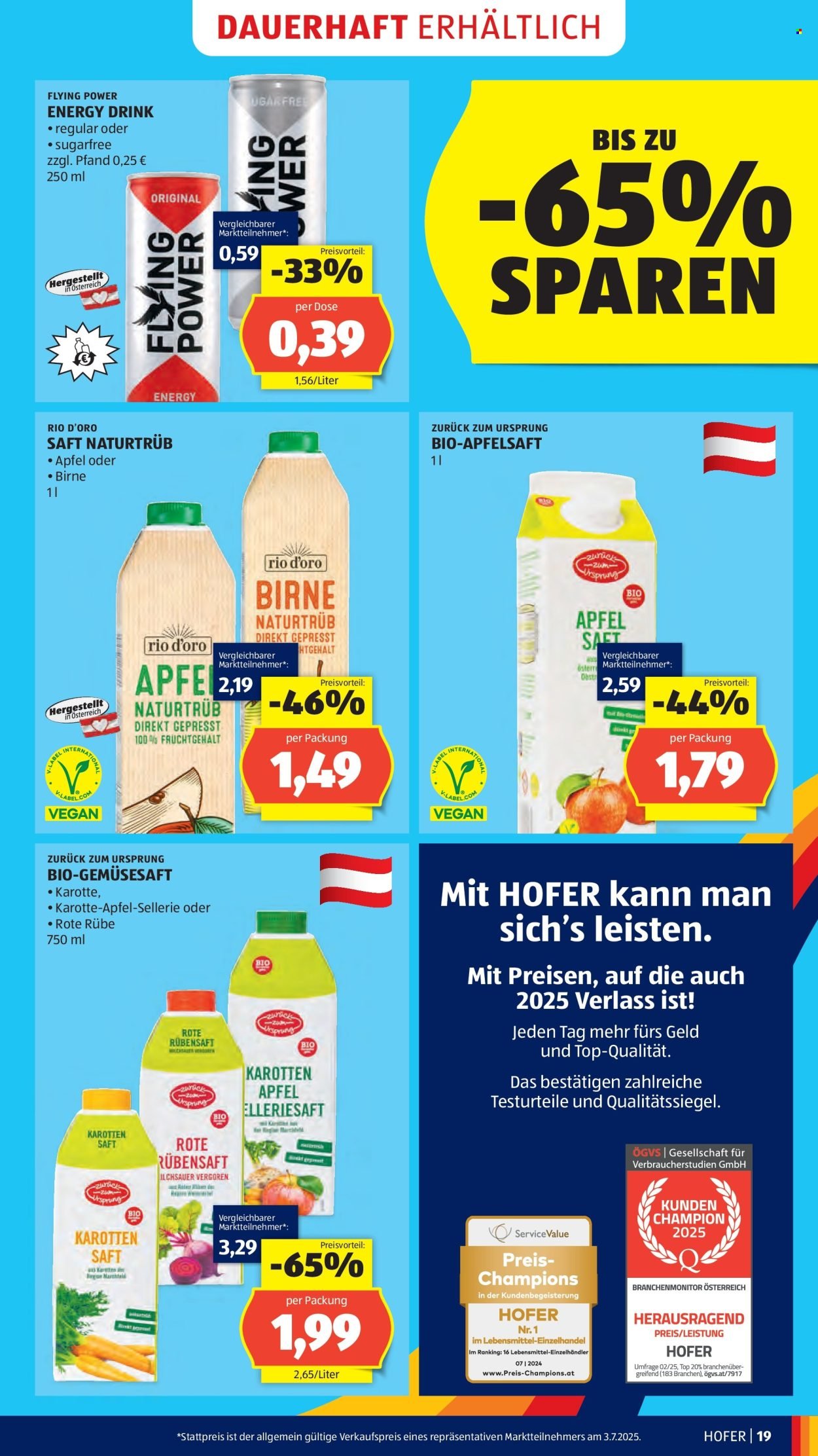 HOFER Flugblatt - Ab Freitag, 18.7.2025 (2025-07-18 - 2025-07-24)