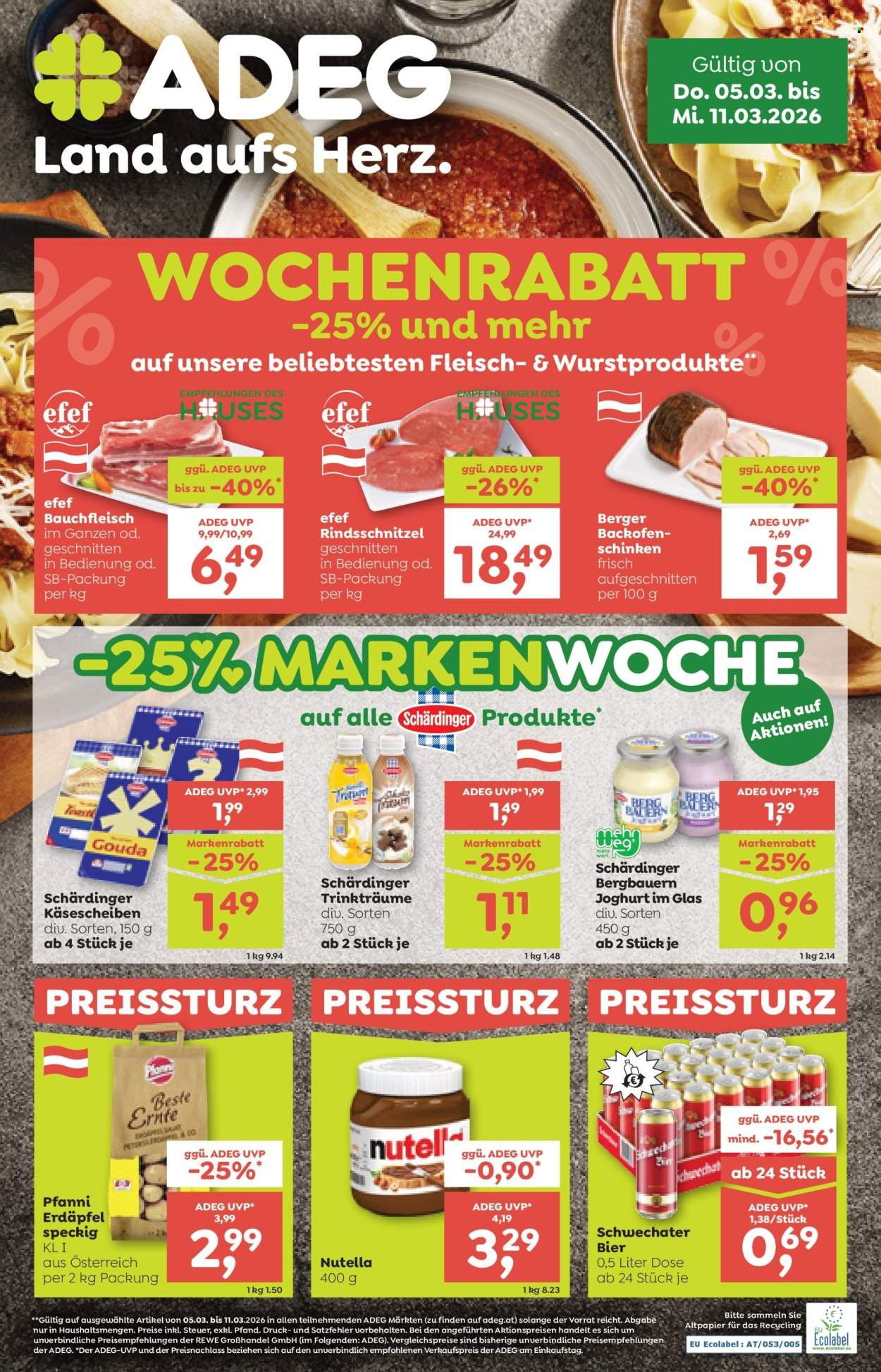 ADEG Flugblatt - Ab Donnerstag, 5.3.2026