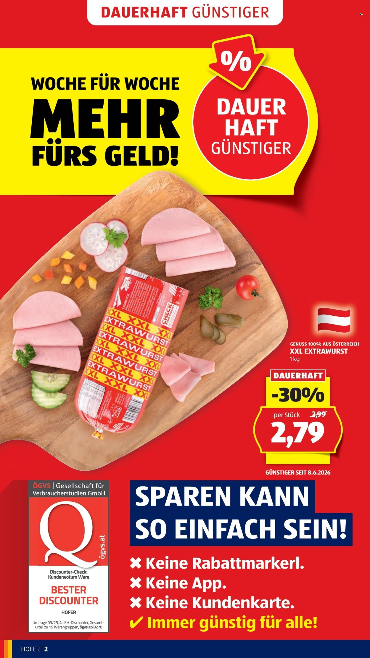 HOFER Flugblatt - Ab Freitag, 12.6.2026