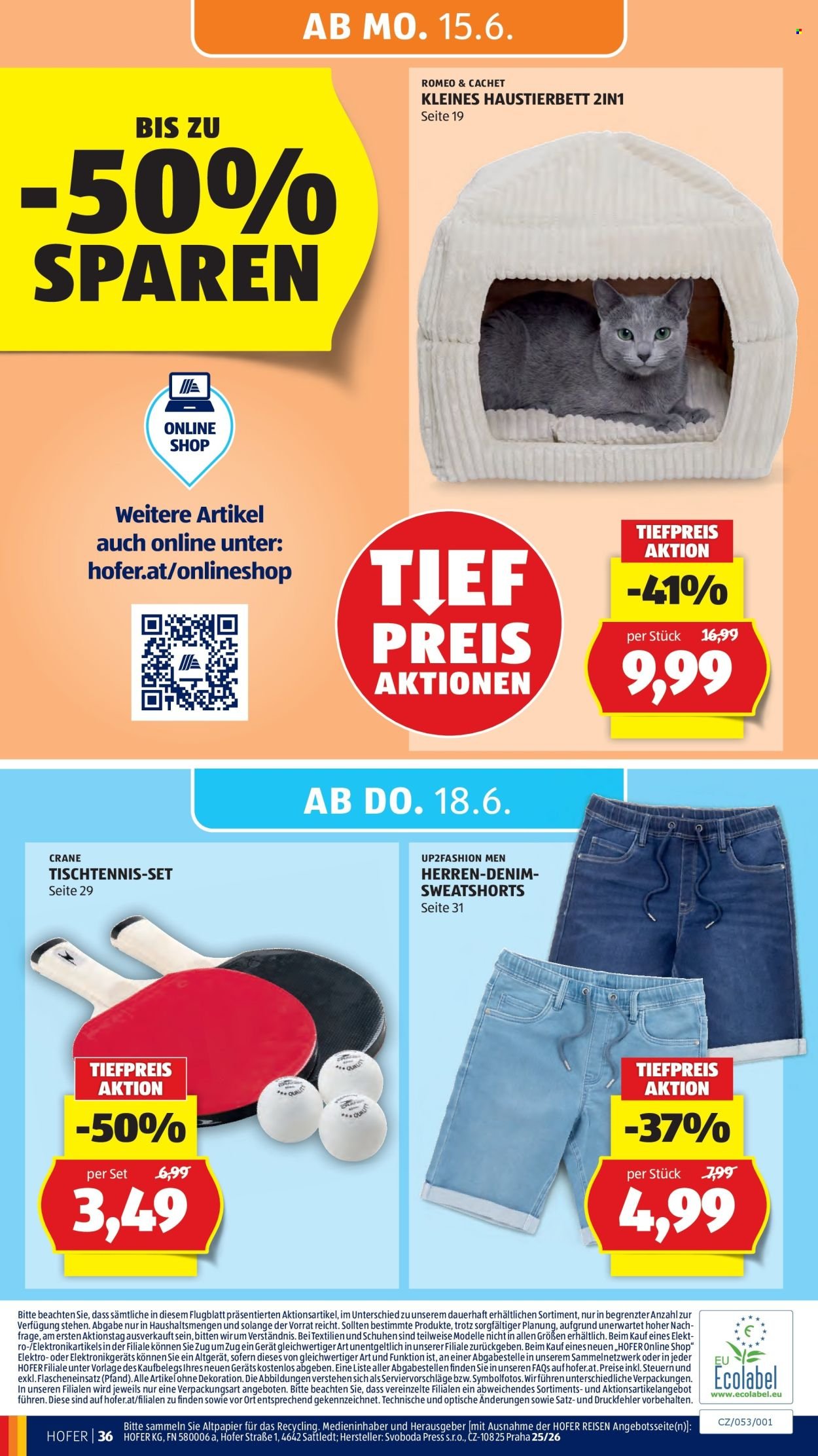 HOFER Flugblatt - Ab Freitag, 12.6.2026