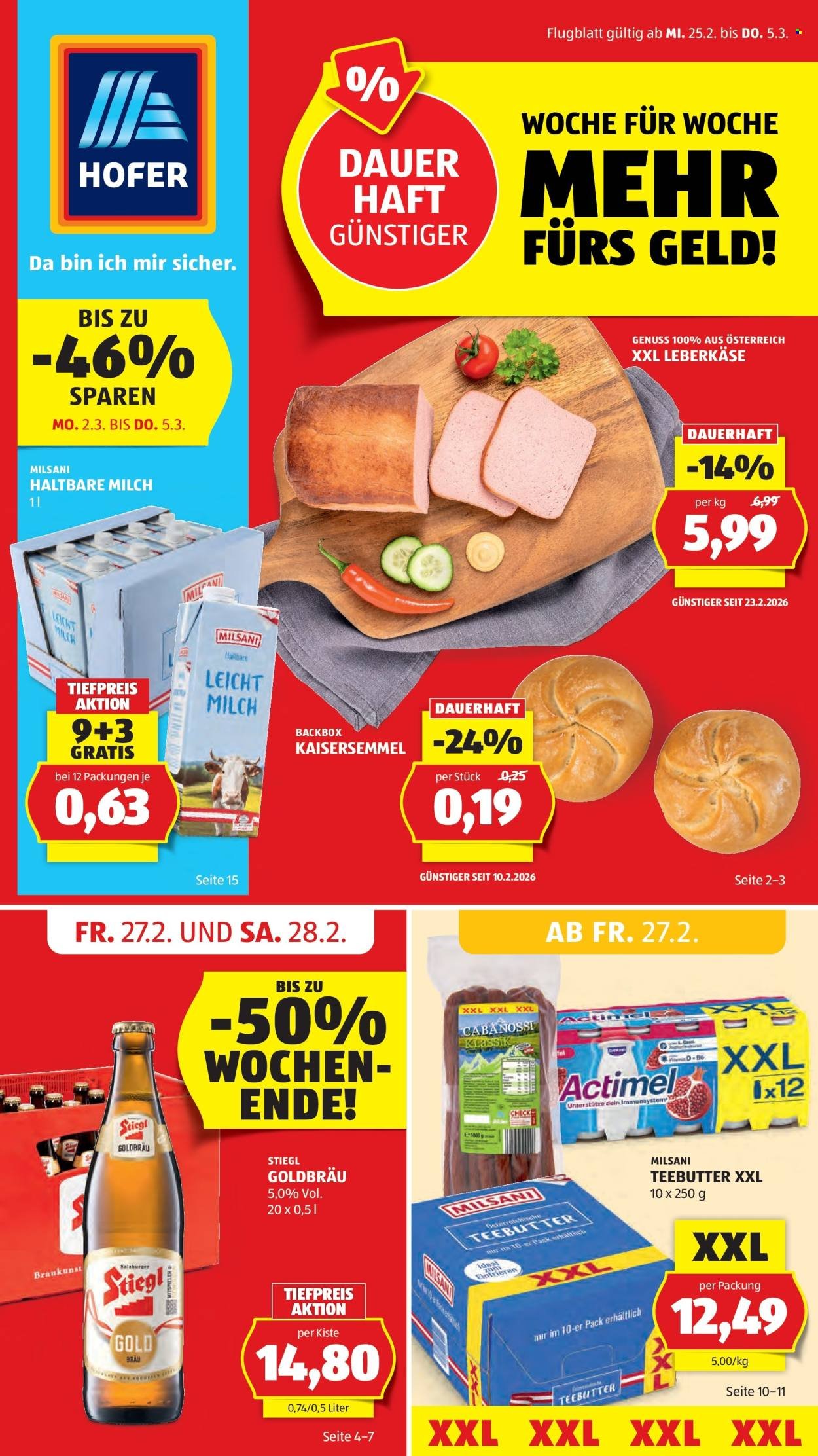 HOFER Flugblatt - Ab Mittwoch, 25.2.2026