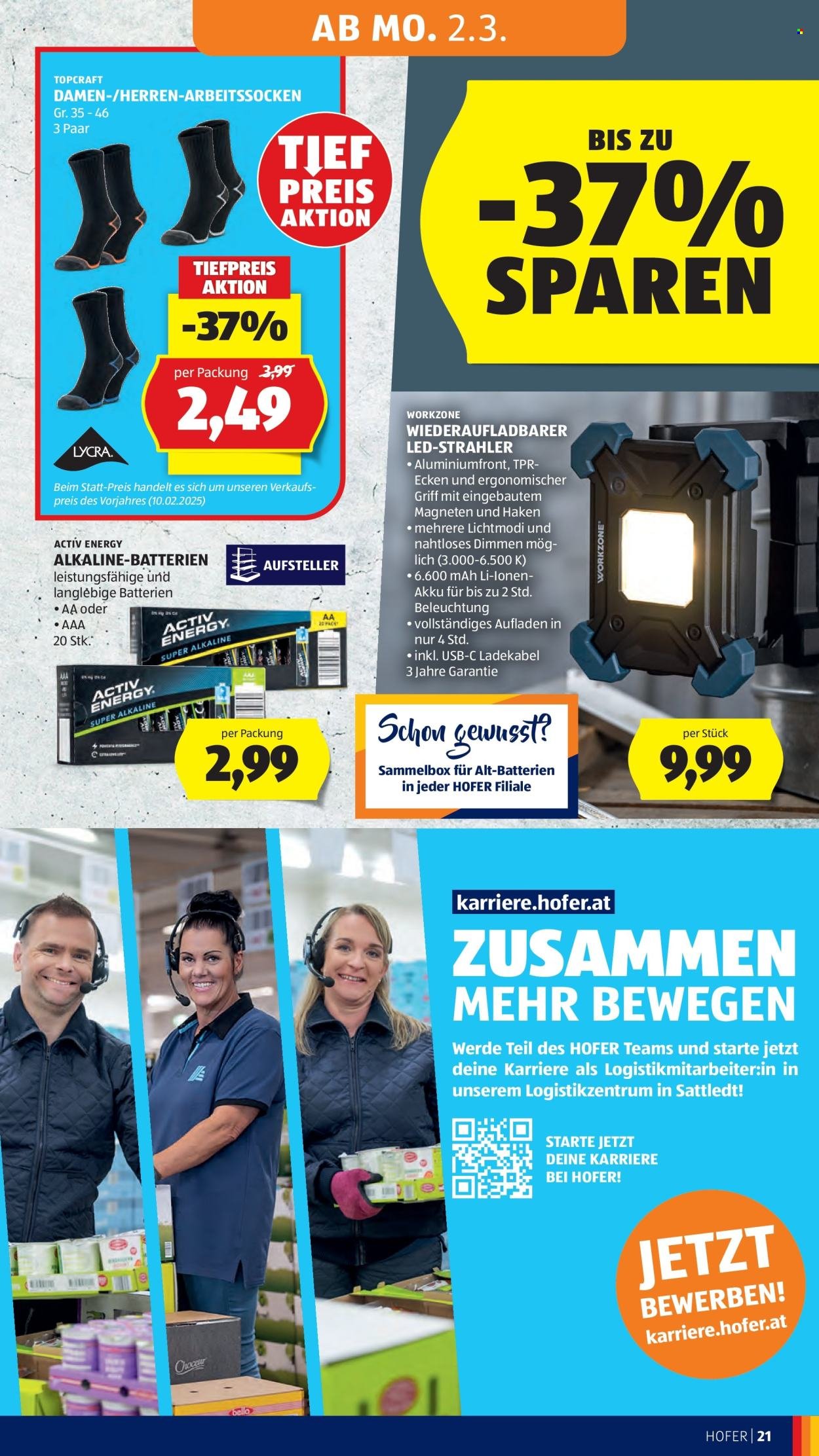 HOFER Flugblatt - Ab Mittwoch, 25.2.2026