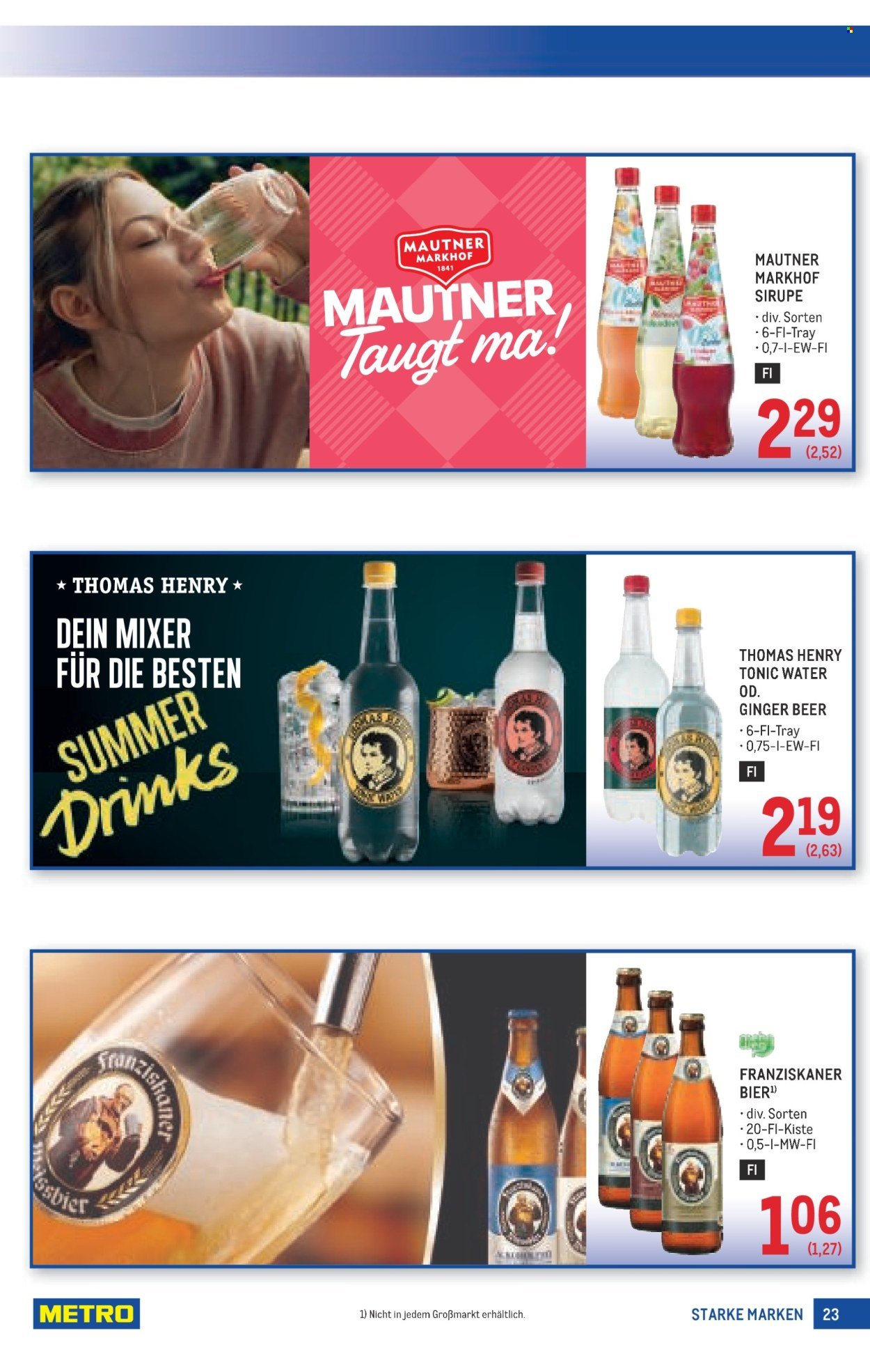 METRO Flugblatt - Starke Marken