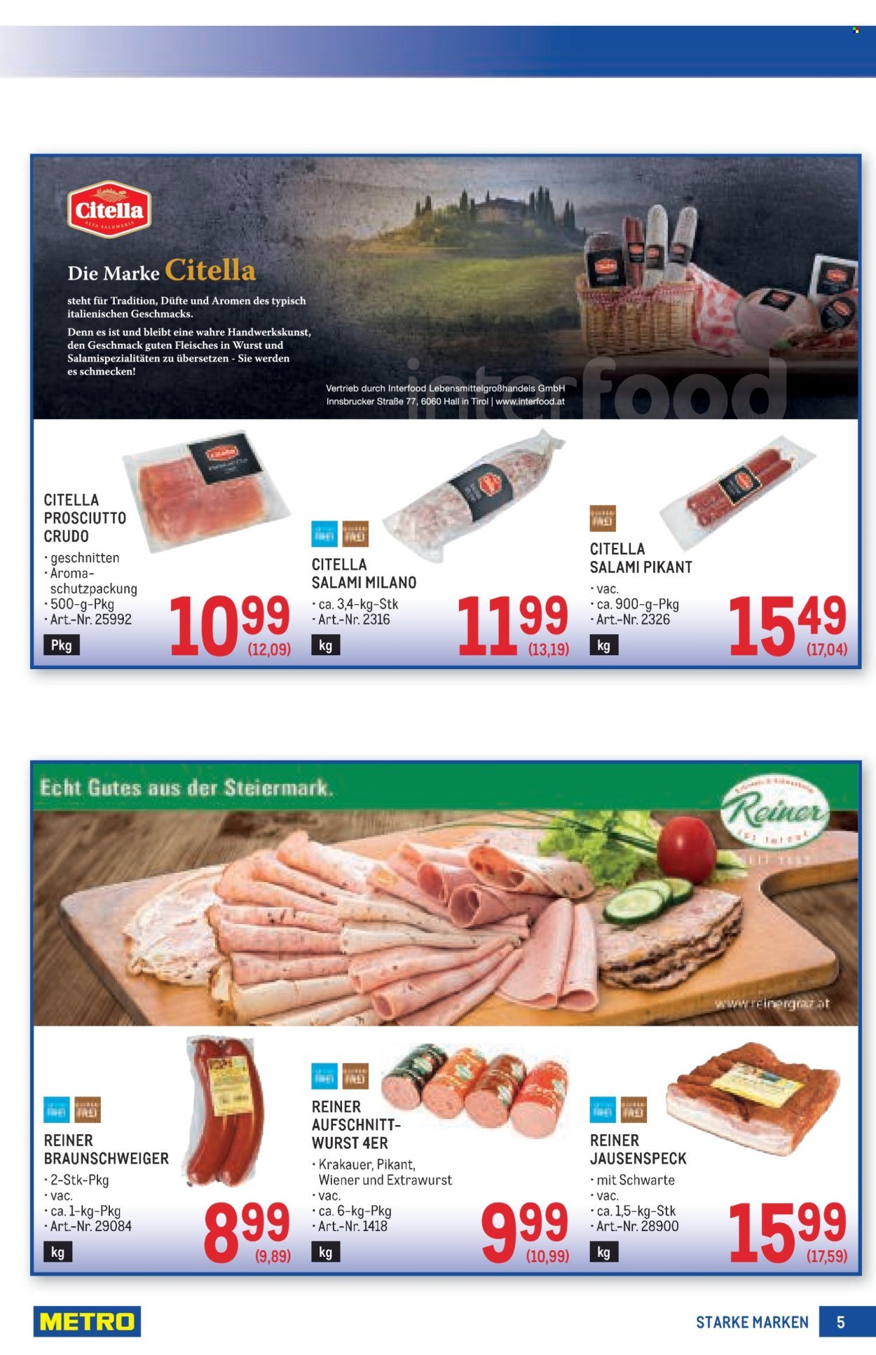 METRO Flugblatt - Starke Marken