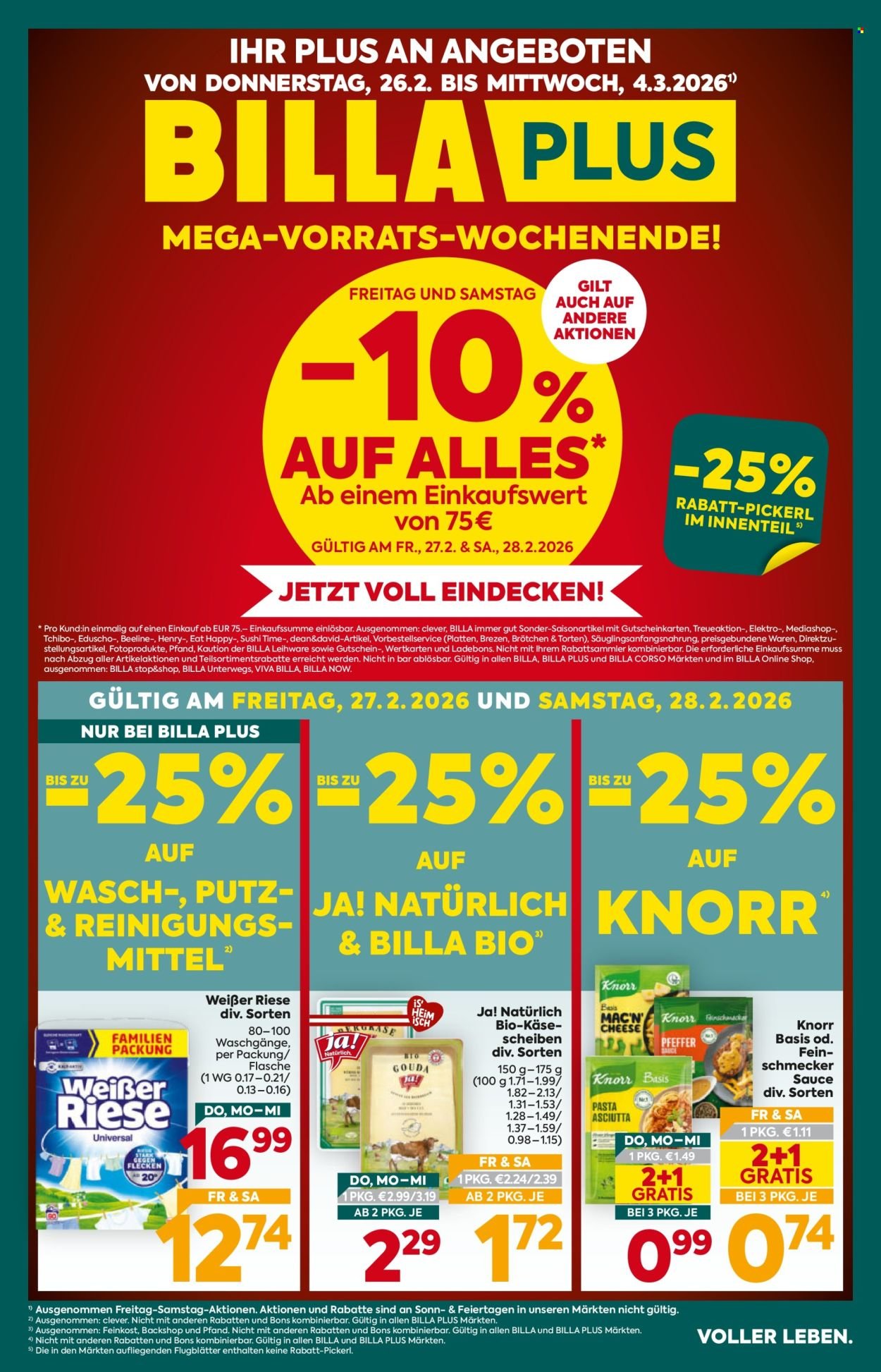 BILLA PLUS Flugblatt - Ab Donnerstag, 26.2.2026