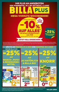 BILLA PLUS Flugblatt - Ab Donnerstag, 26.2.2026