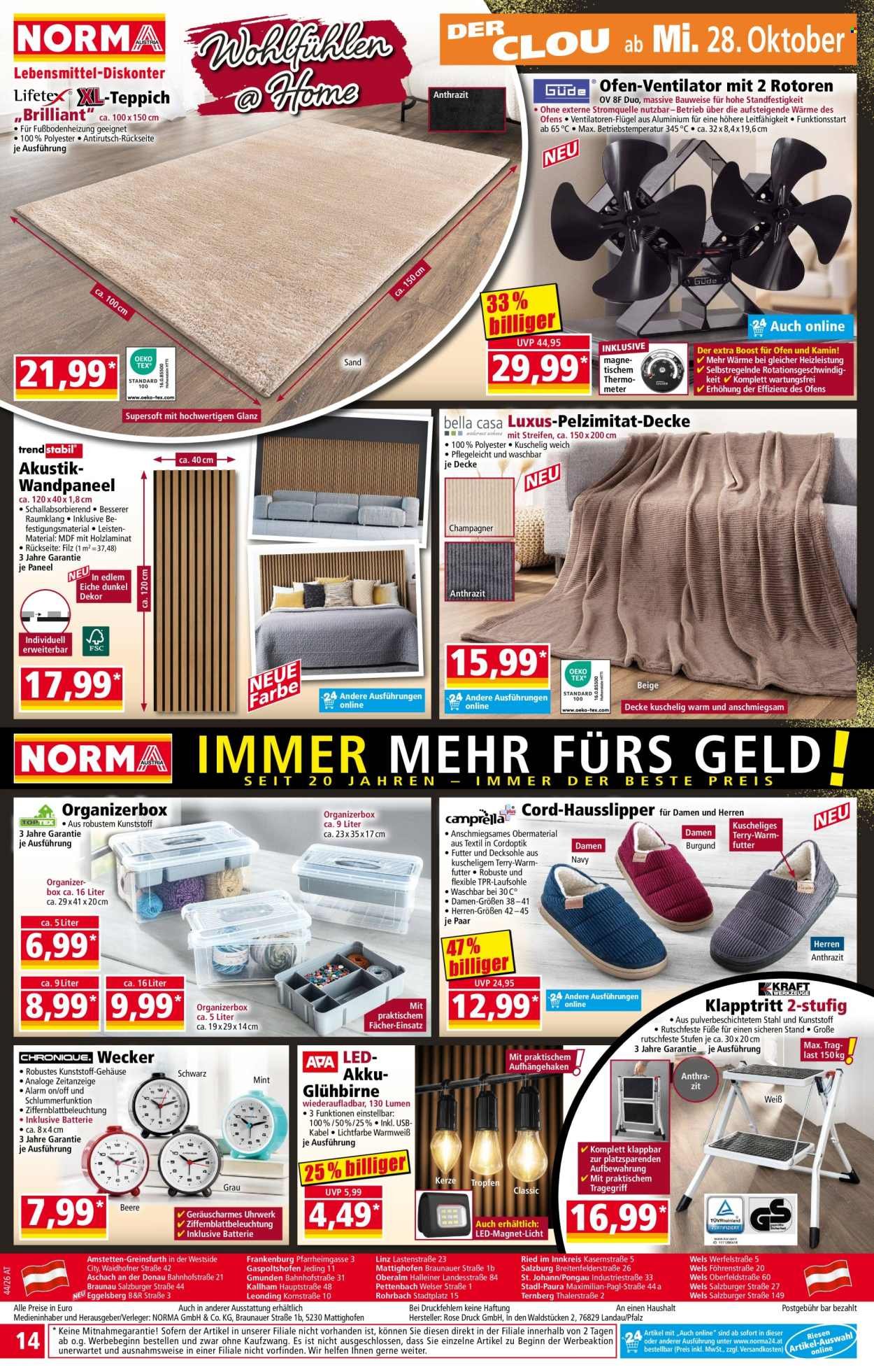 NORMA Flugblatt - Ab Montag, 26.10.2026