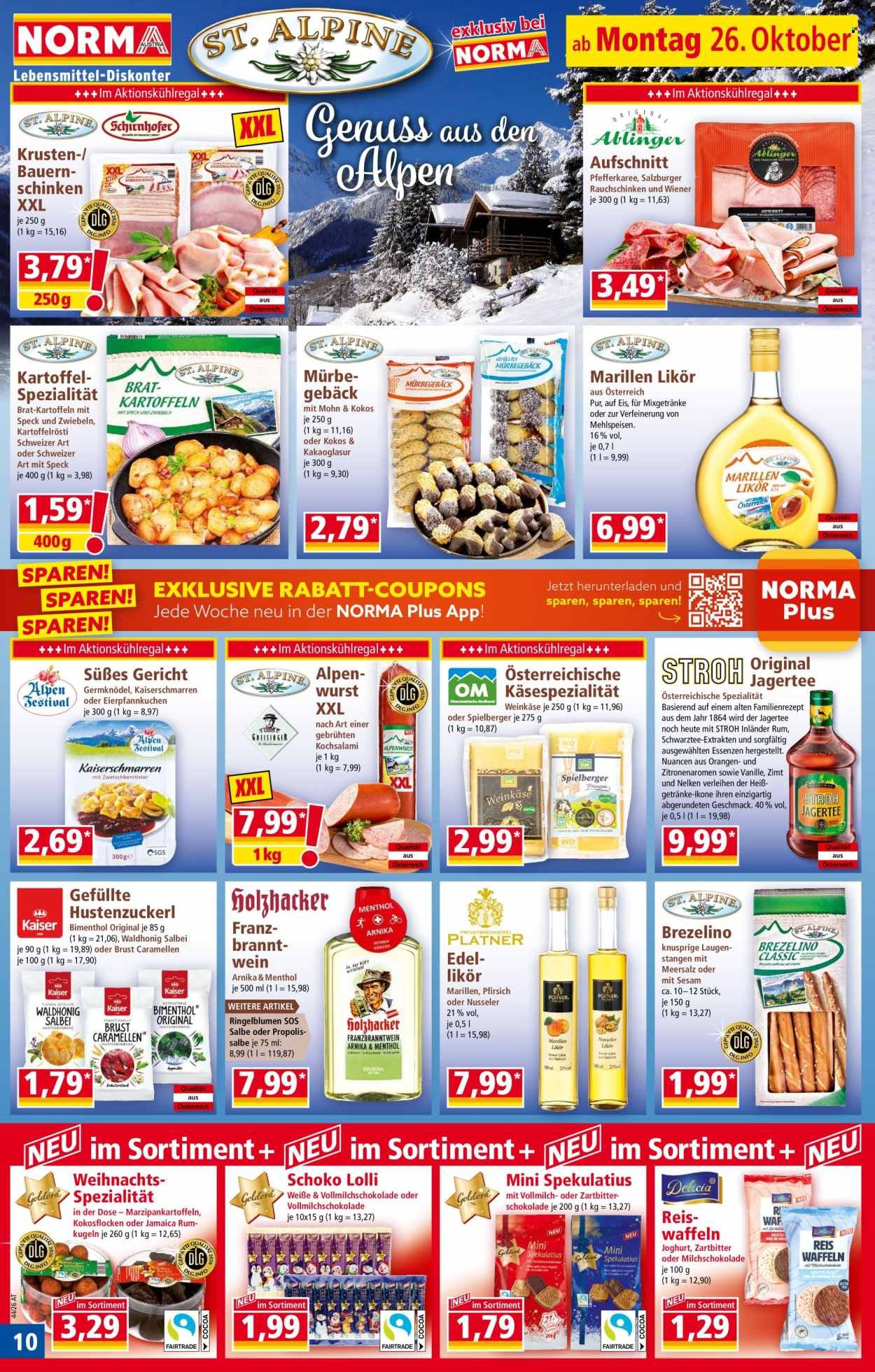 NORMA Flugblatt - Ab Montag, 26.10.2026