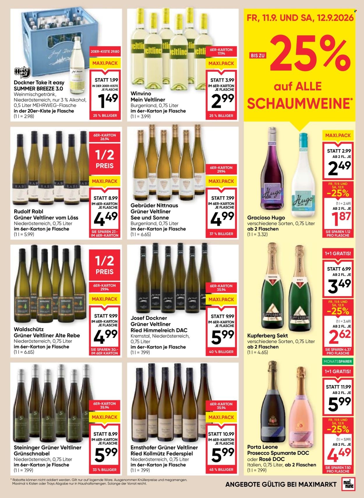MAXIMARKT Flugblatt - Ab Donnerstag, 10.9.2026