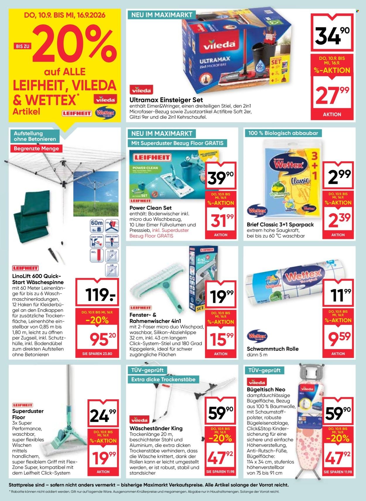 MAXIMARKT Flugblatt - Ab Donnerstag, 10.9.2026