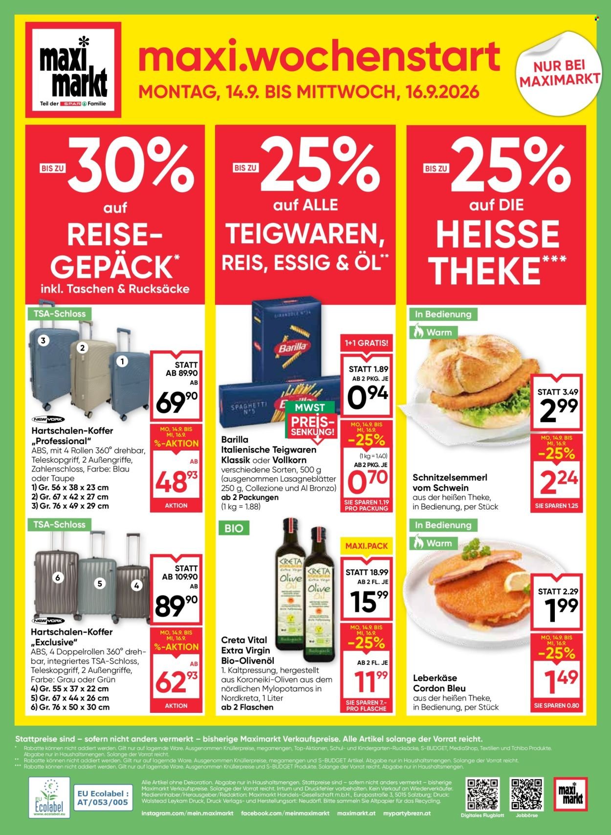 MAXIMARKT Flugblatt - Ab Donnerstag, 10.9.2026