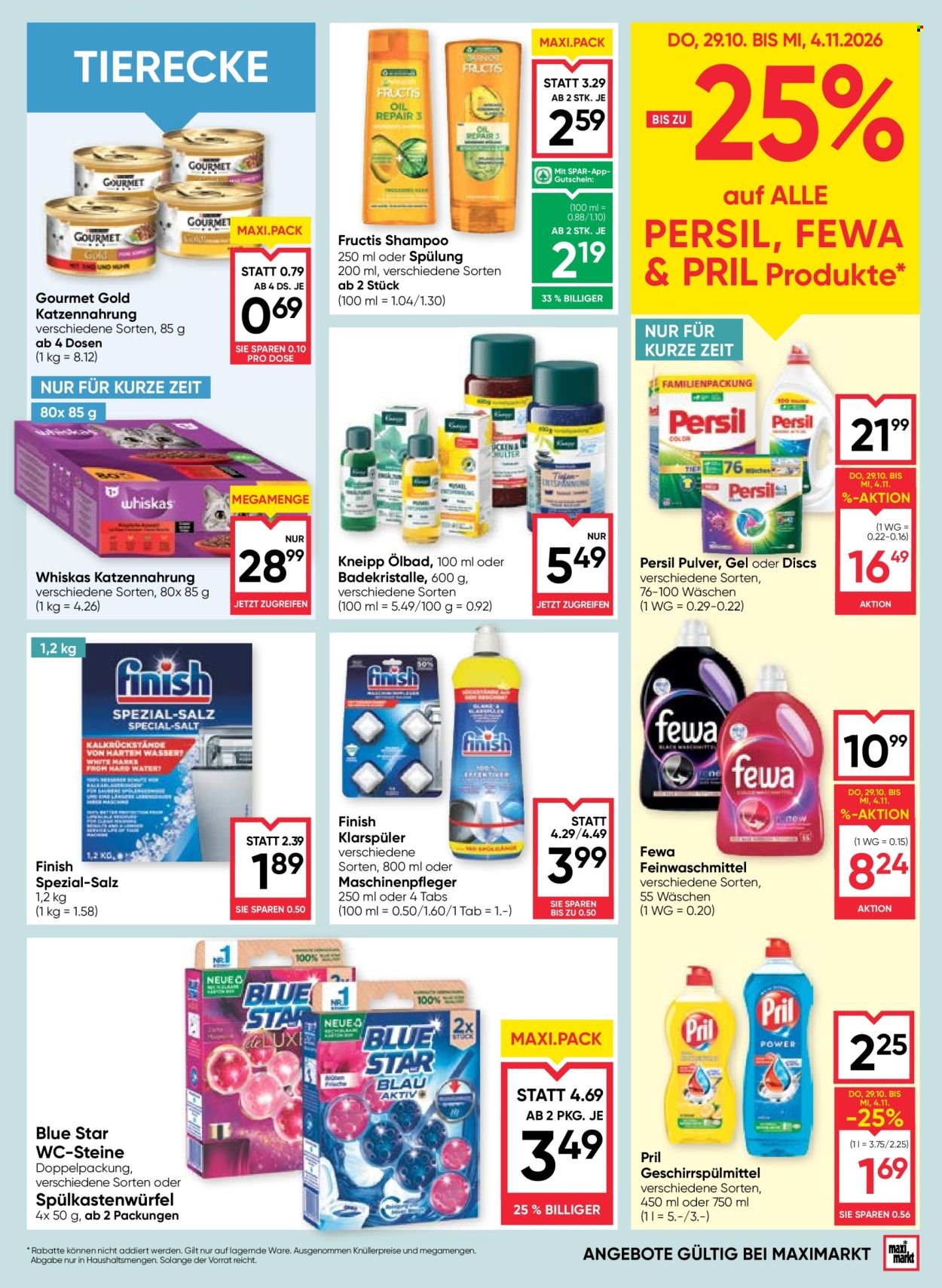 MAXIMARKT Flugblatt - Ab Donnerstag, 29.10.2026