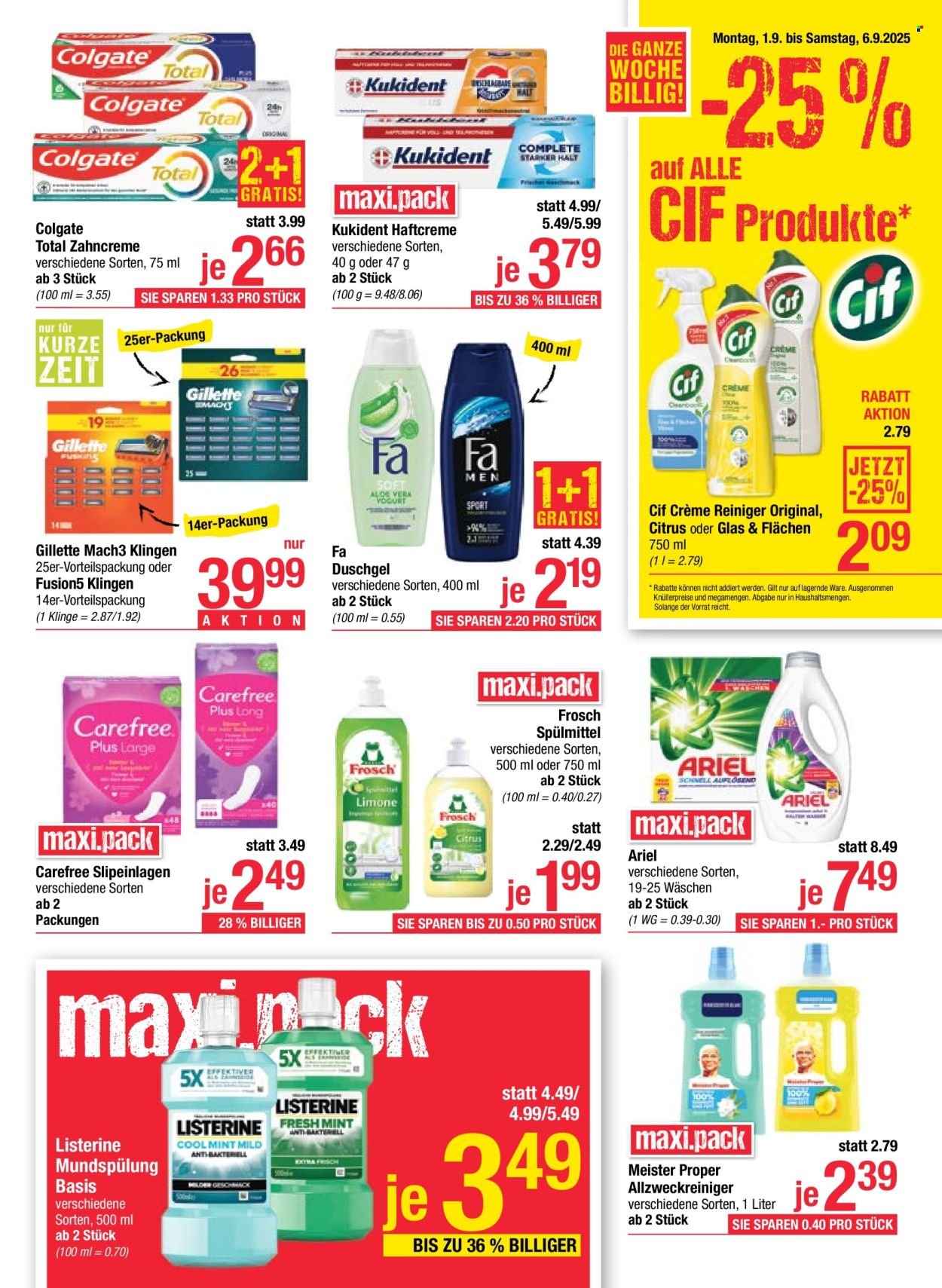 MAXIMARKT Flugblatt - Ab Montag, 1.9.2025 (2025-09-01 - 2025-09-06)