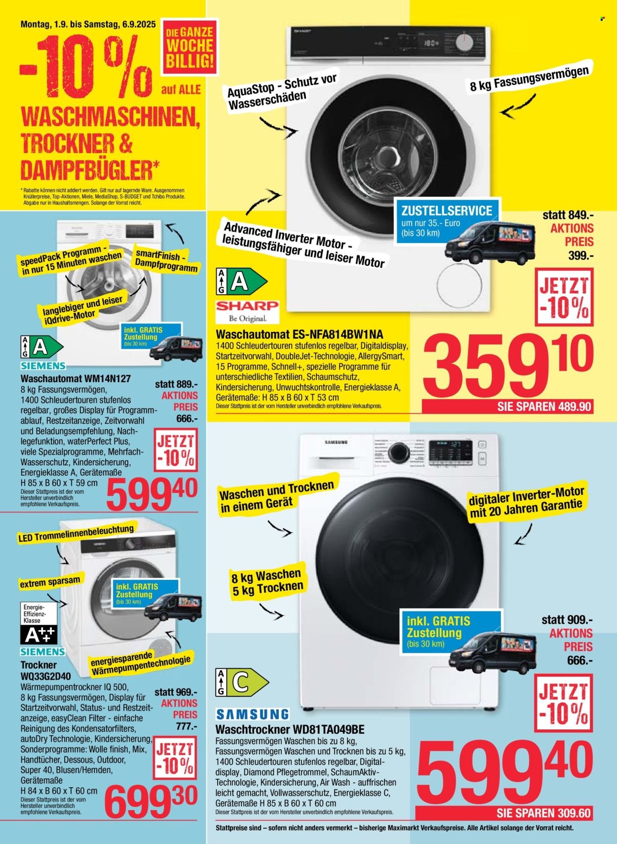 MAXIMARKT Flugblatt - Ab Montag, 1.9.2025 (2025-09-01 - 2025-09-06)
