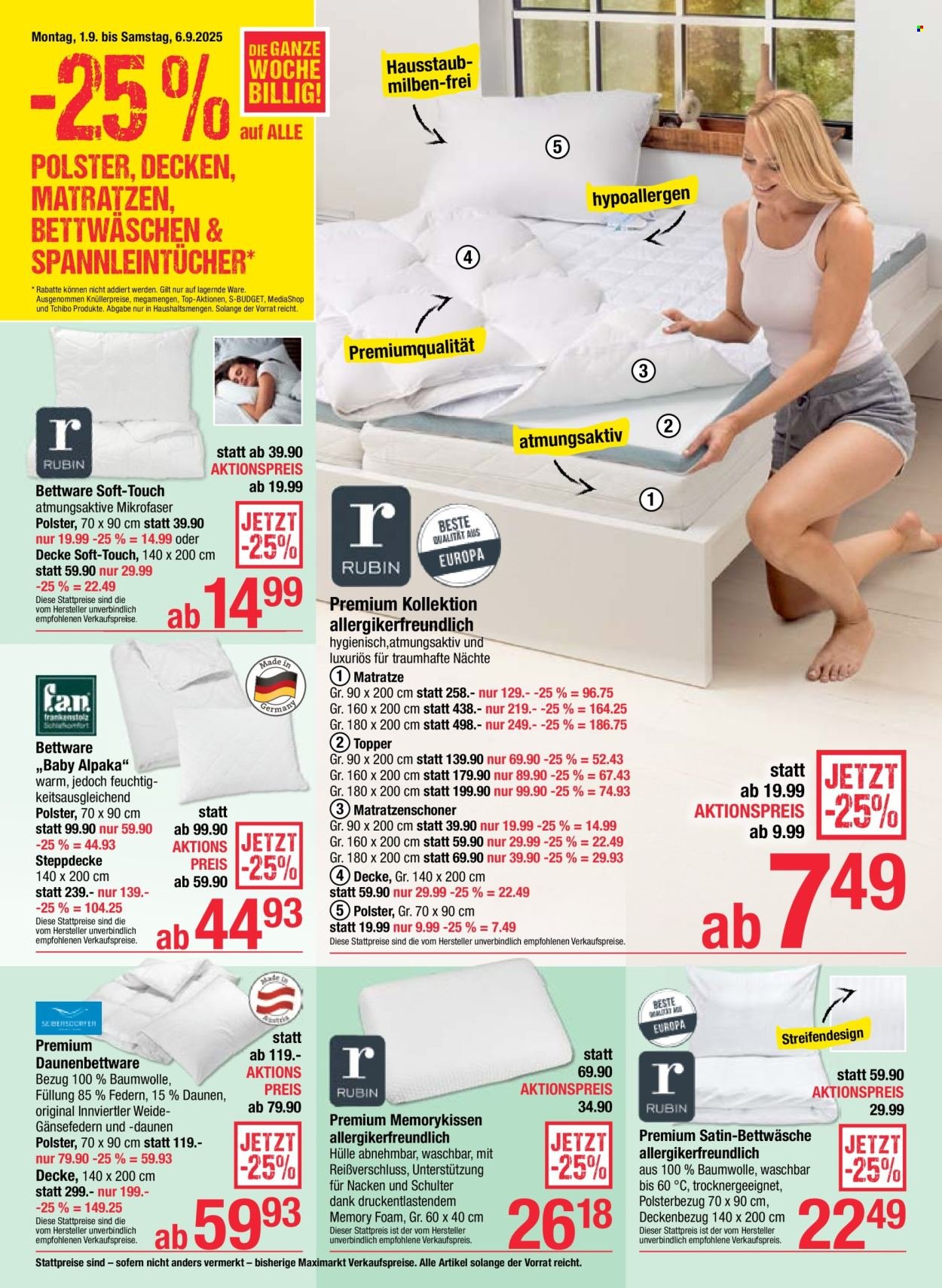 MAXIMARKT Flugblatt - Ab Montag, 1.9.2025 (2025-09-01 - 2025-09-06)