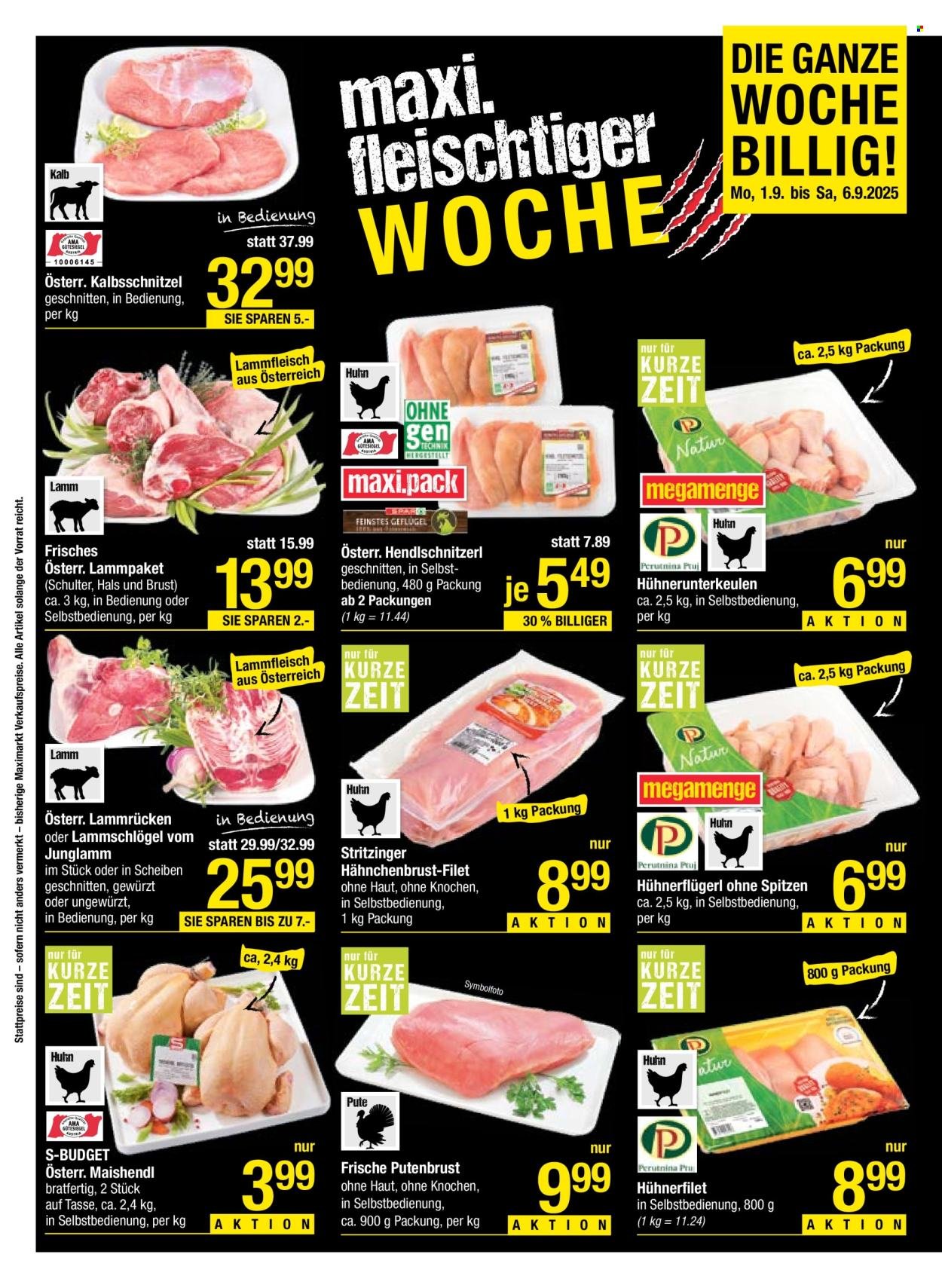 MAXIMARKT Flugblatt - Ab Montag, 1.9.2025 (2025-09-01 - 2025-09-06)