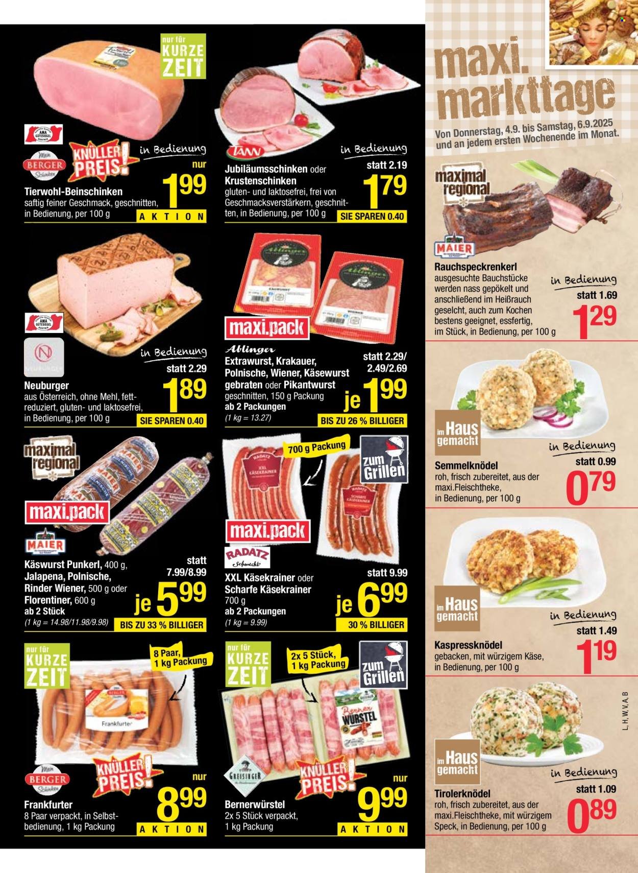 MAXIMARKT Flugblatt - Ab Montag, 1.9.2025 (2025-09-01 - 2025-09-06)