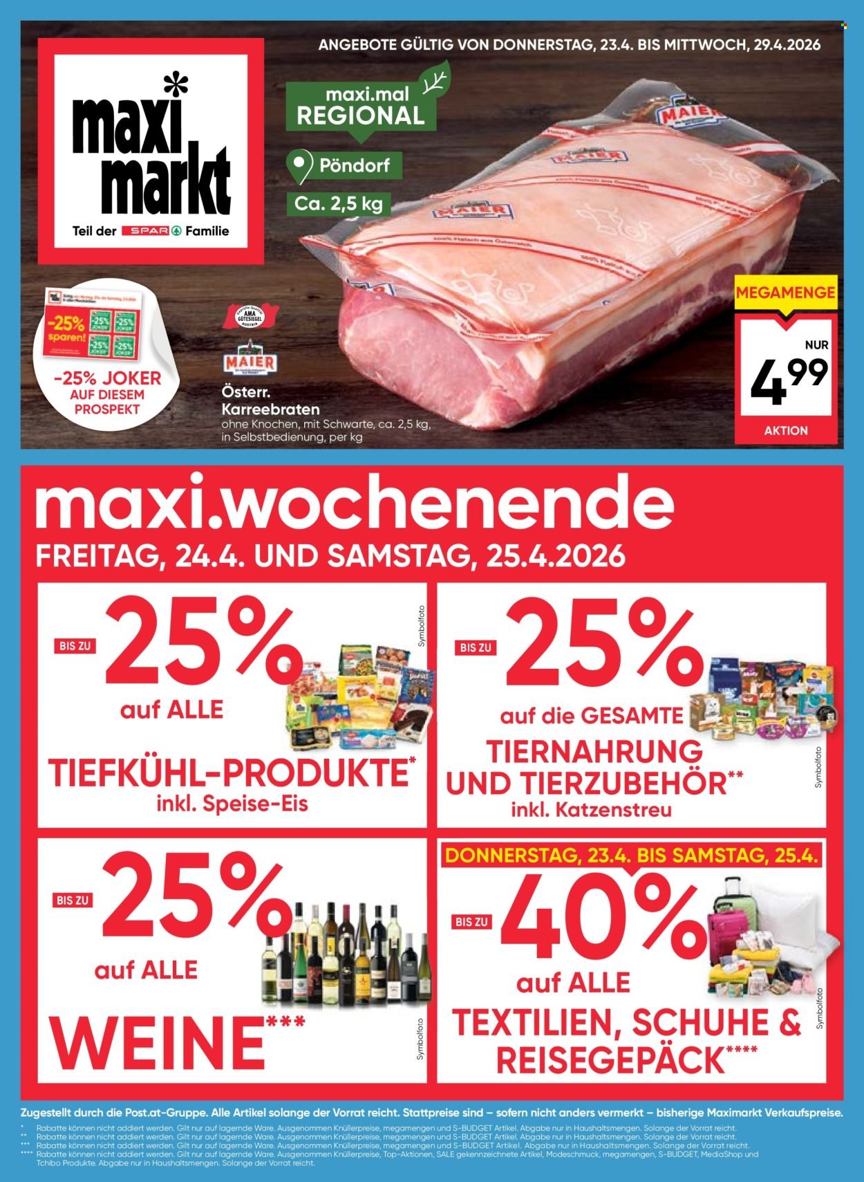 MAXIMARKT Flugblatt - Ab Donnerstag, 23.4.2026