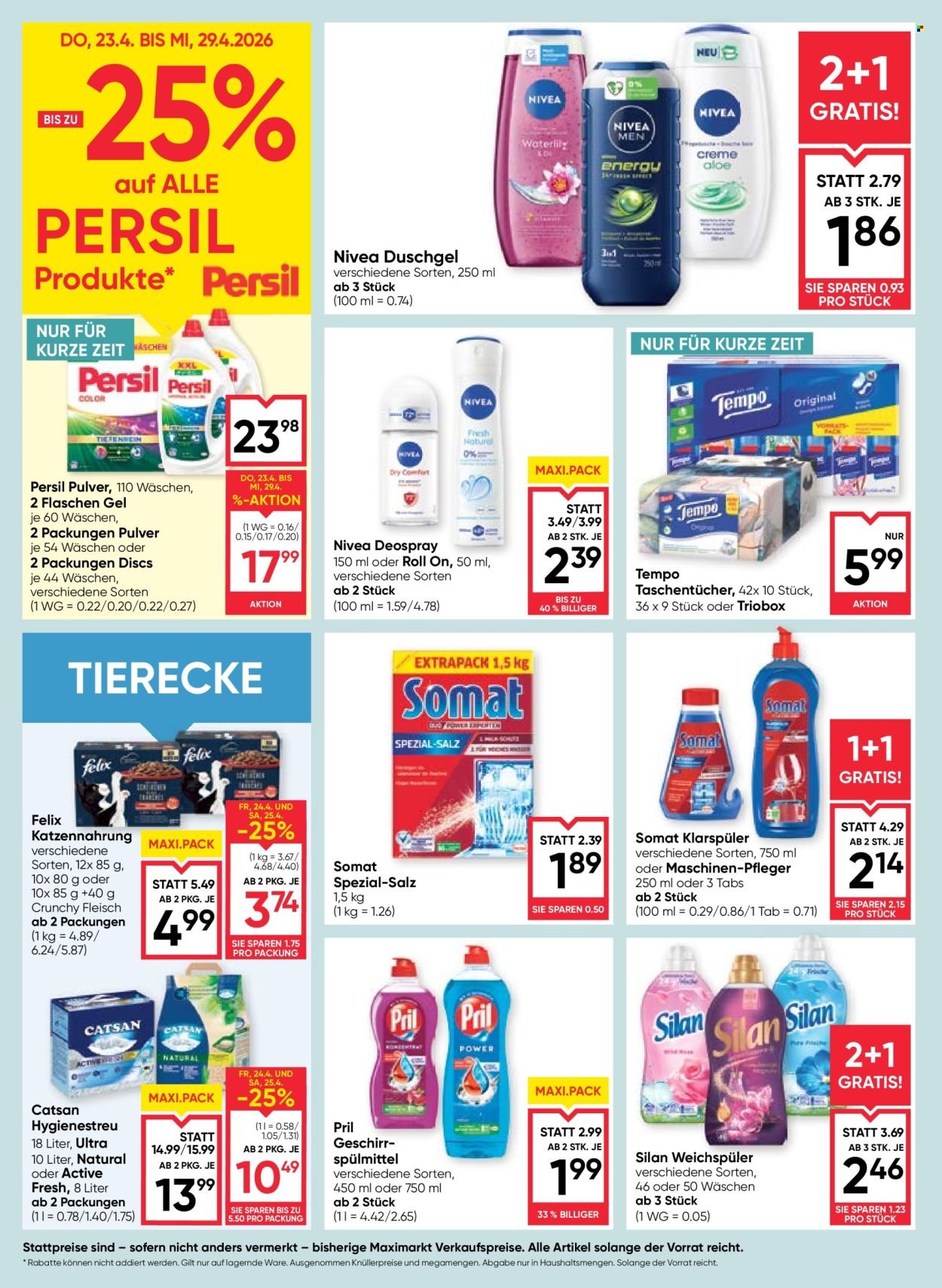 MAXIMARKT Flugblatt - Ab Donnerstag, 23.4.2026