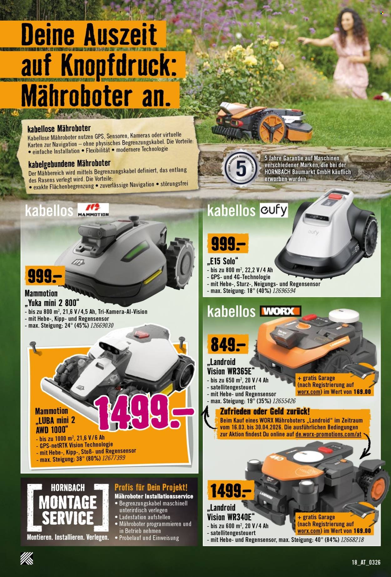 HORNBACH Flugblatt - Ab Mittwoch, 1.4.2026