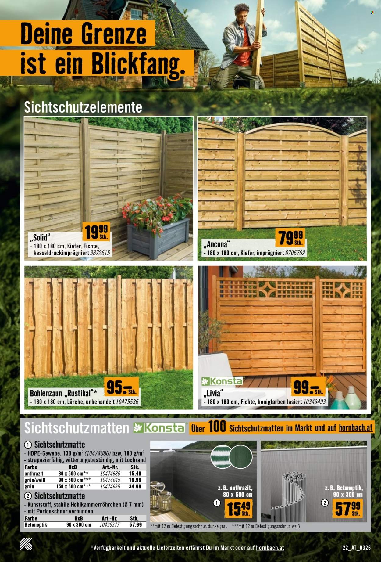 HORNBACH Flugblatt - Ab Mittwoch, 1.4.2026