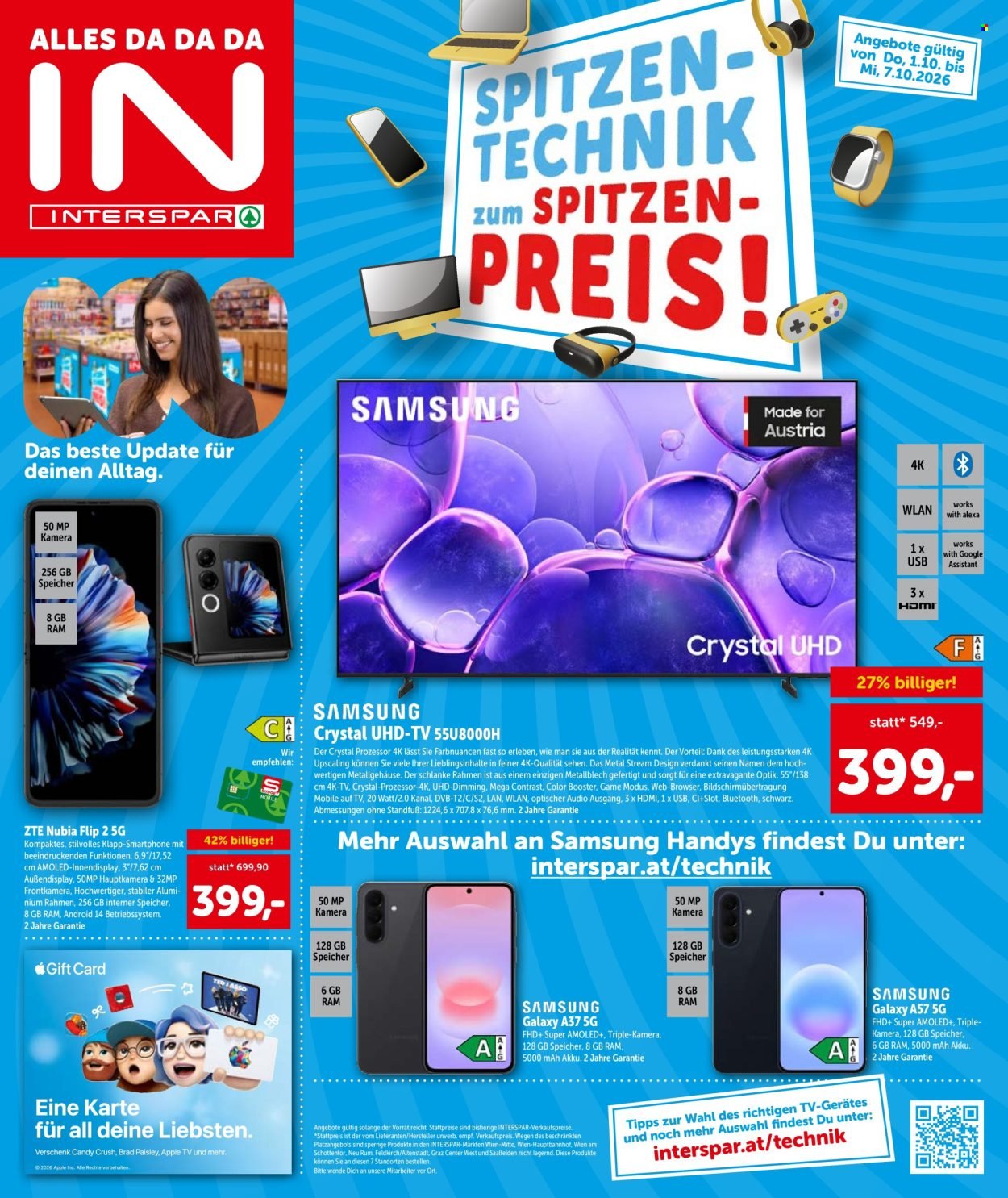 INTERSPAR Flugblatt - Ab Donnerstag, 1.10.2026