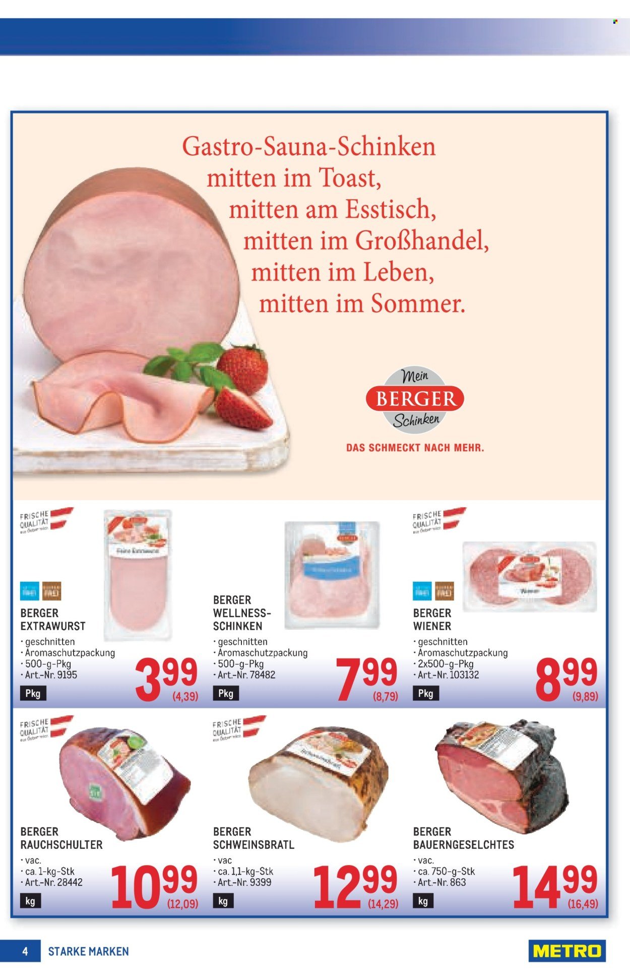 METRO Flugblatt - Starke Marken