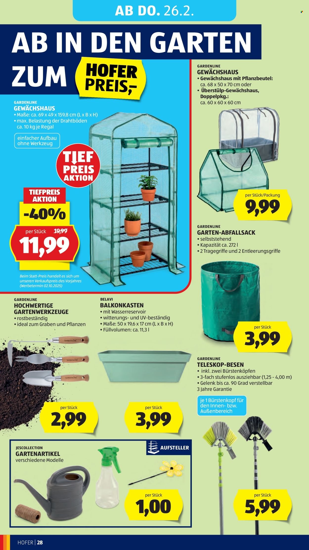HOFER Flugblatt - Ab Freitag, 20.2.2026