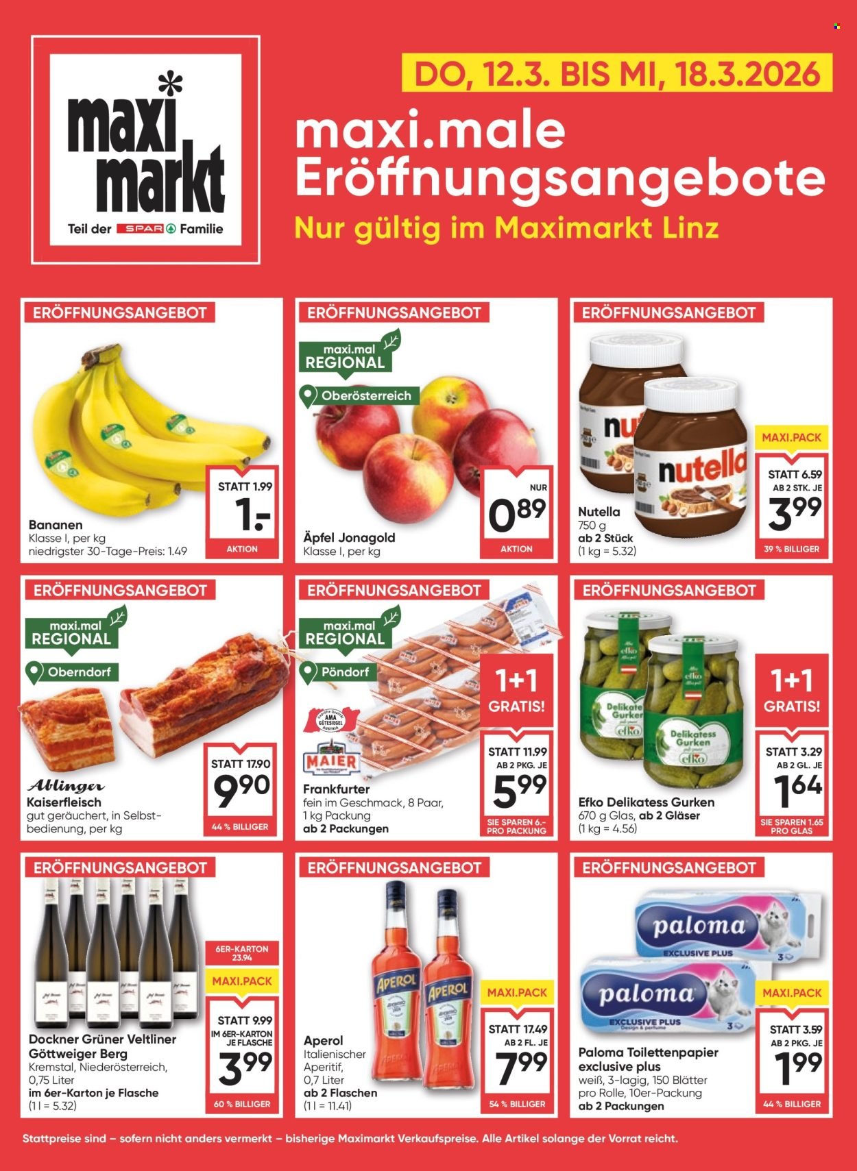 MAXIMARKT Flugblatt - Ab Donnerstag, 12.3.2026