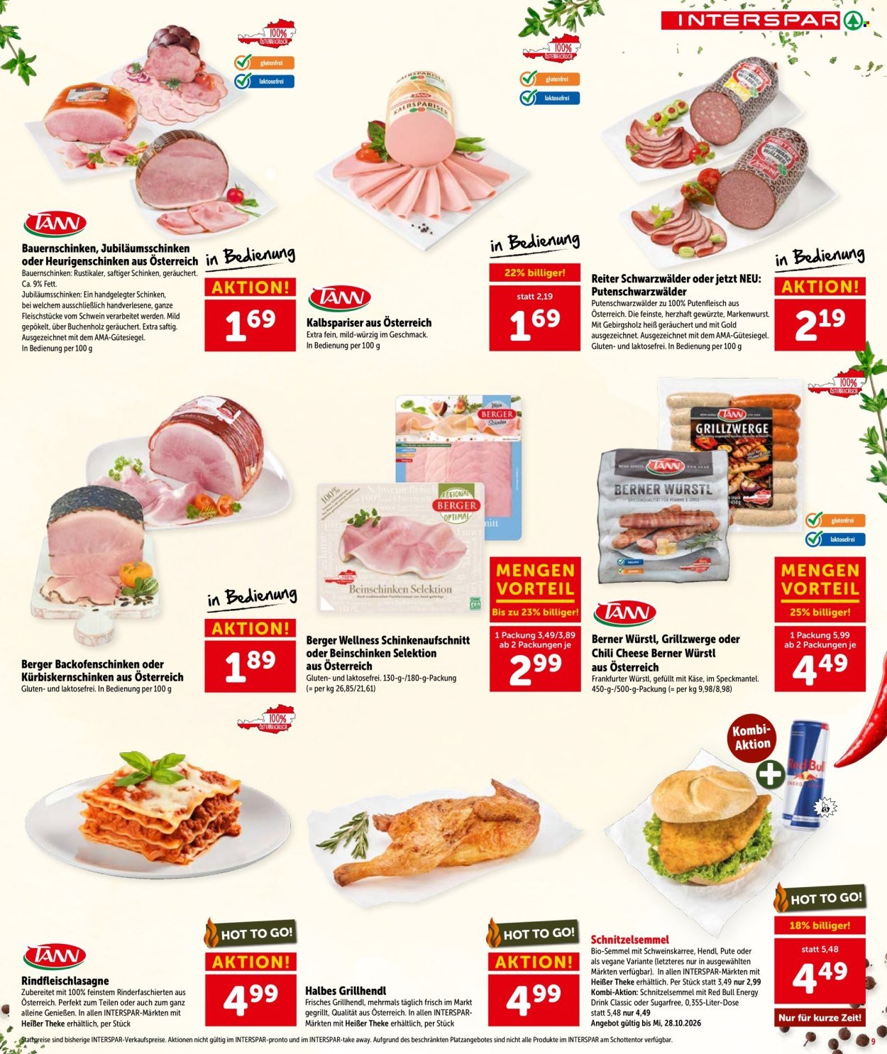 INTERSPAR Flugblatt - Ab Donnerstag, 8.10.2026