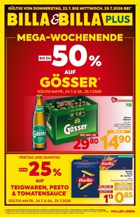 BILLA Flugblatt - Ab Donnerstag, 23.7.2026