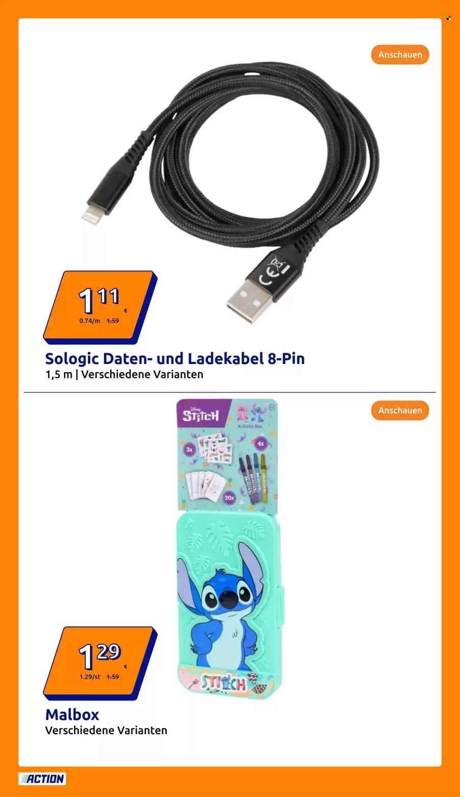 ACTION Flugblatt - Ab Mittwoch, 6.8.2025 (2025-08-06 - 2025-08-12)