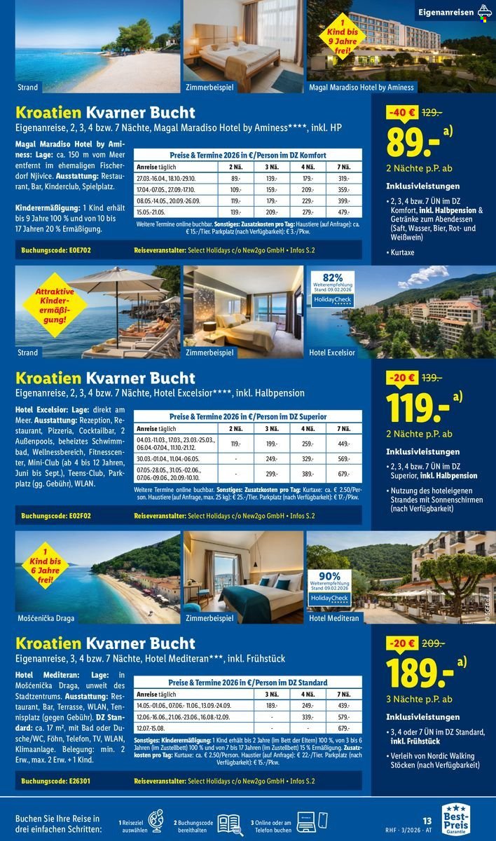 LIDL Flugblatt - März Reise-Highlights (2026-02-28 - 2026-03-31) | 13