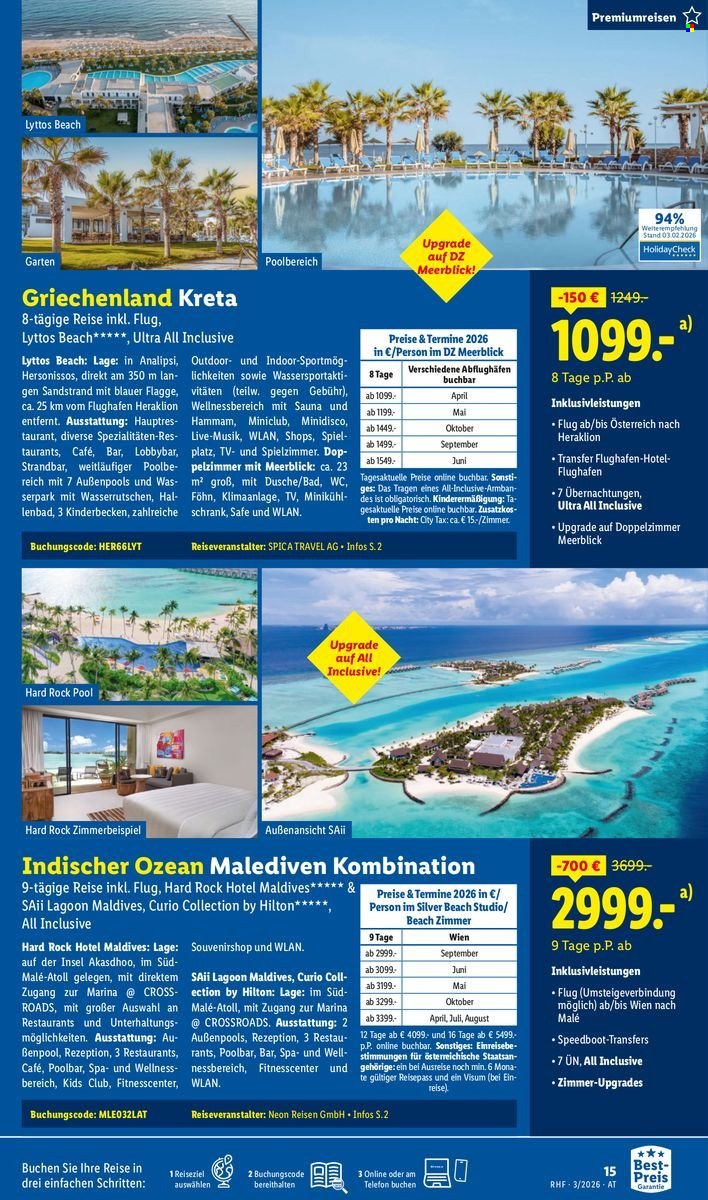 LIDL Flugblatt - März Reise-Highlights (2026-02-28 - 2026-03-31) | 15