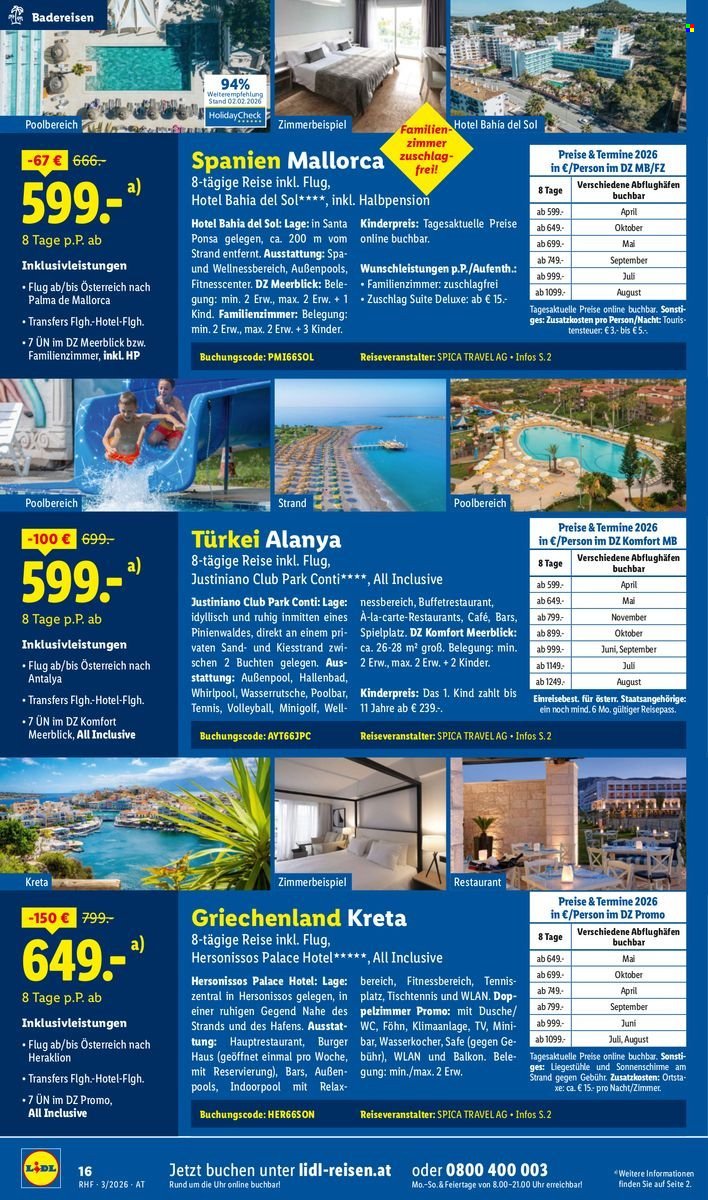 LIDL Flugblatt - März Reise-Highlights (2026-02-28 - 2026-03-31) | 16