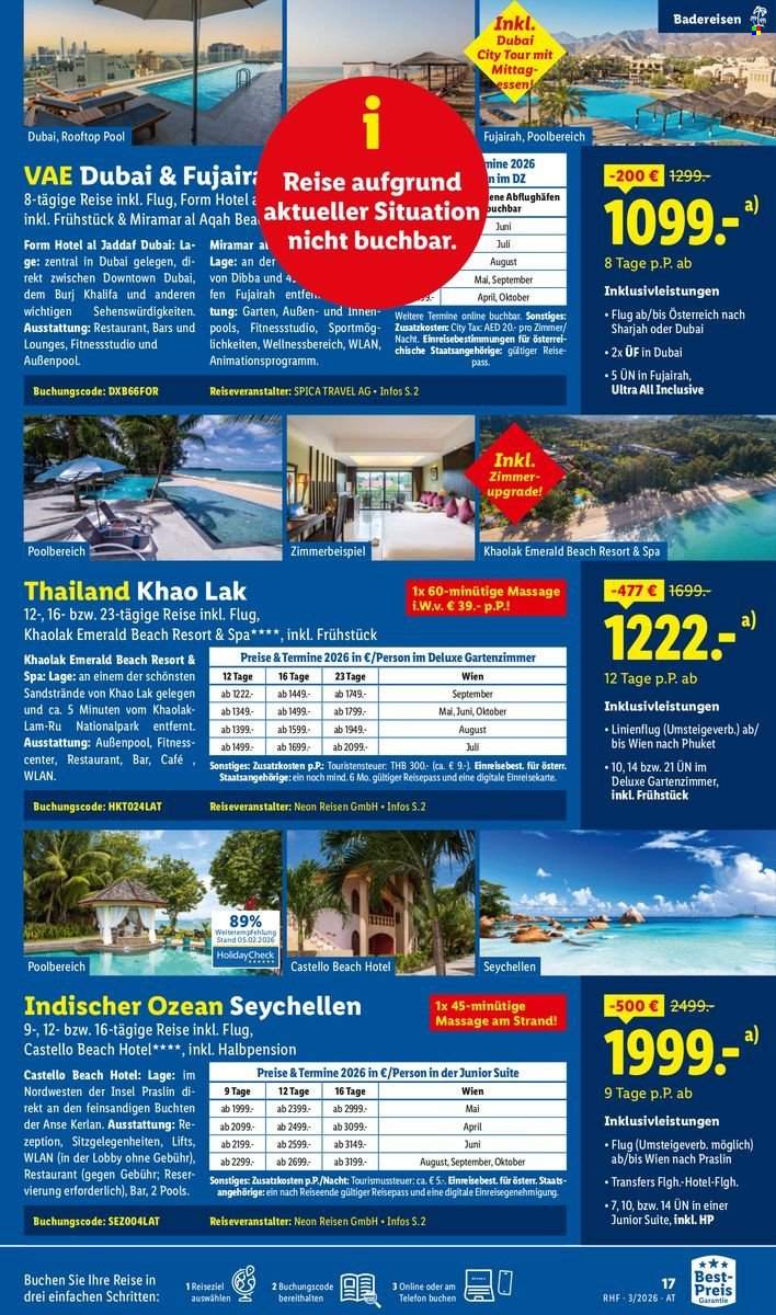 LIDL Flugblatt - März Reise-Highlights (2026-02-28 - 2026-03-31) | 17