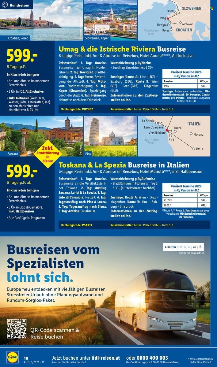 LIDL Flugblatt - März Reise-Highlights (2026-02-28 - 2026-03-31) | 18