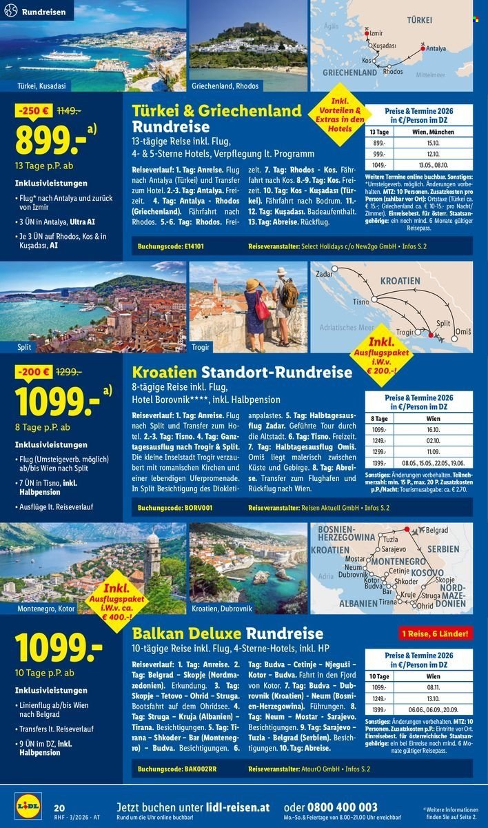 LIDL Flugblatt - März Reise-Highlights (2026-02-28 - 2026-03-31) | 20