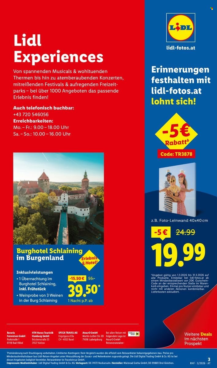 LIDL Flugblatt - März Reise-Highlights (2026-02-28 - 2026-03-31) | 3