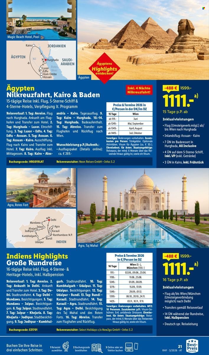 LIDL Flugblatt - März Reise-Highlights (2026-02-28 - 2026-03-31) | 21
