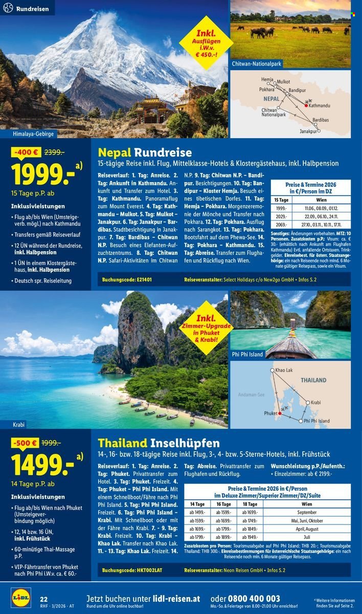 LIDL Flugblatt - März Reise-Highlights (2026-02-28 - 2026-03-31) | 22