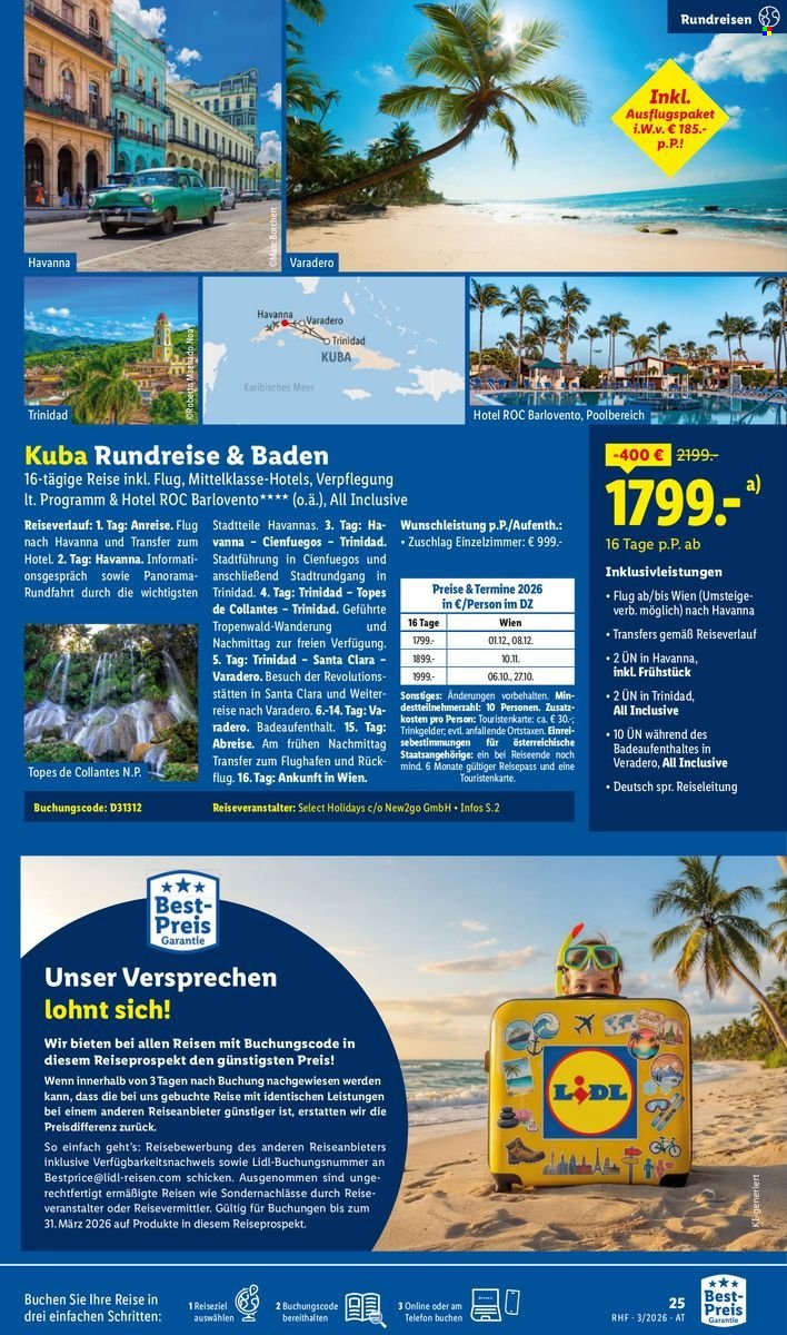 LIDL Flugblatt - März Reise-Highlights (2026-02-28 - 2026-03-31) | 25