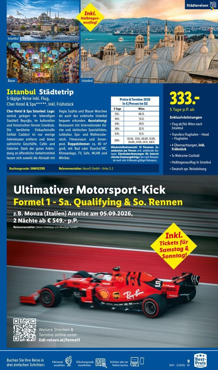 LIDL Flugblatt - März Reise-Highlights (2026-02-28 - 2026-03-31) | 9