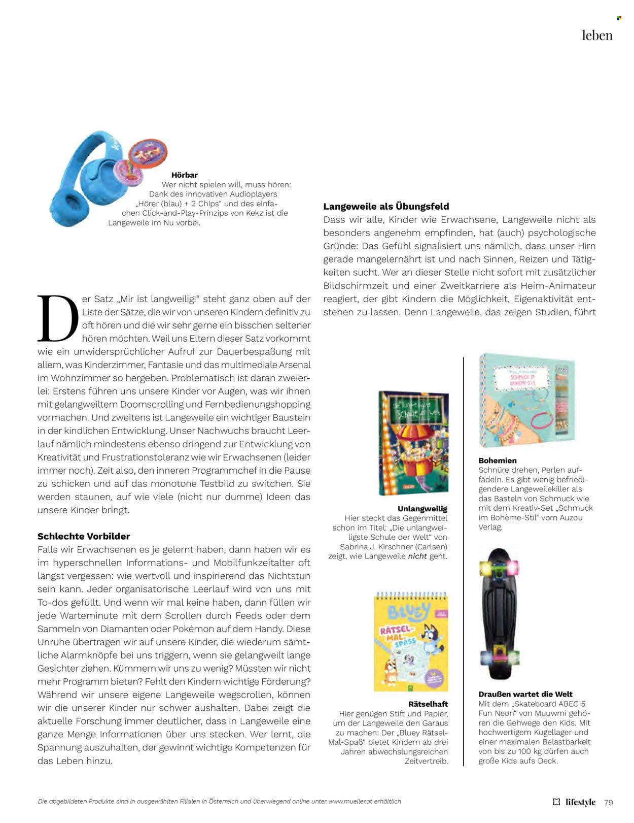 MÜLLER Flugblatt - Lifestyle