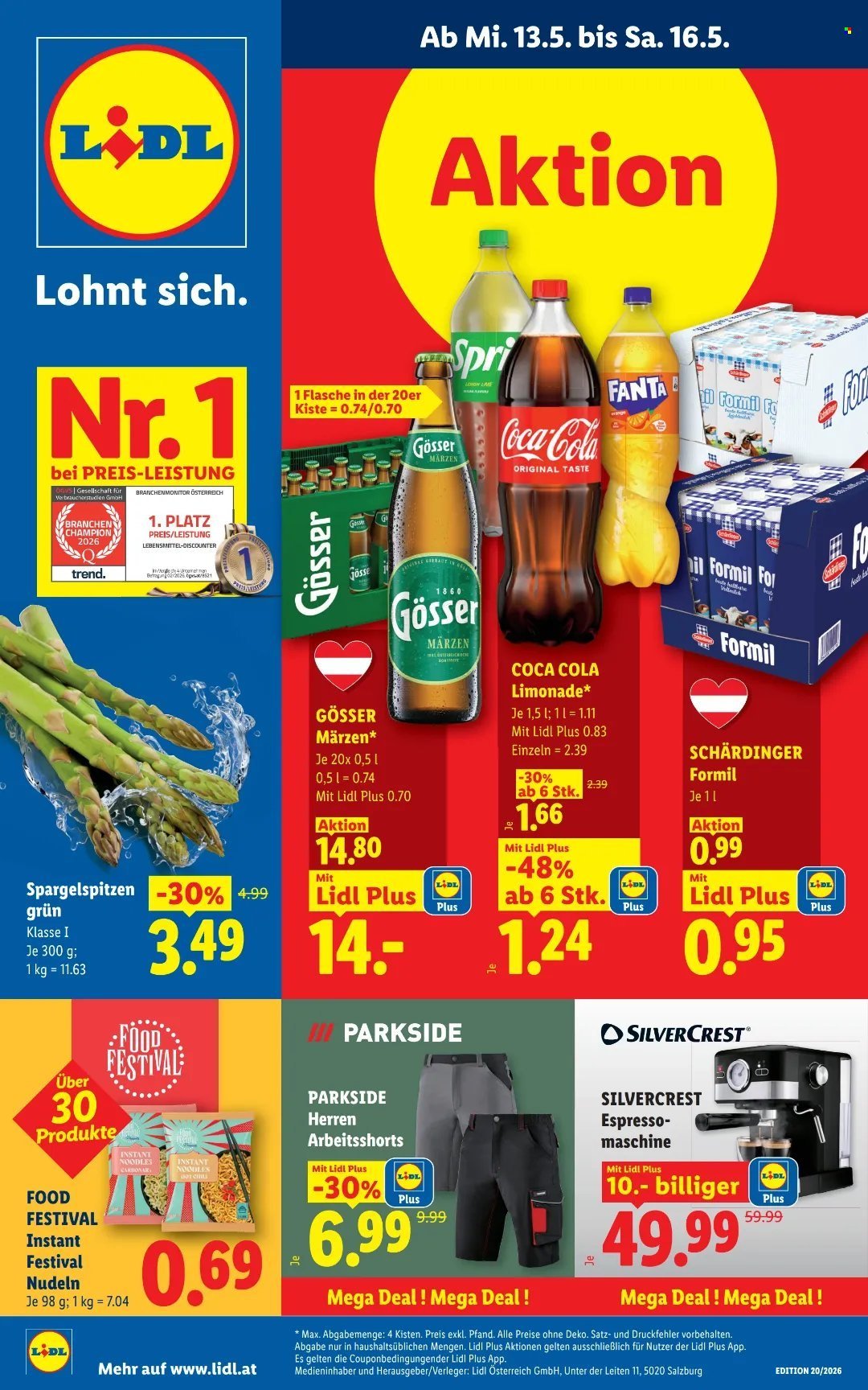 LIDL Flugblatt - Ab Mittwoch, 13.5.2026