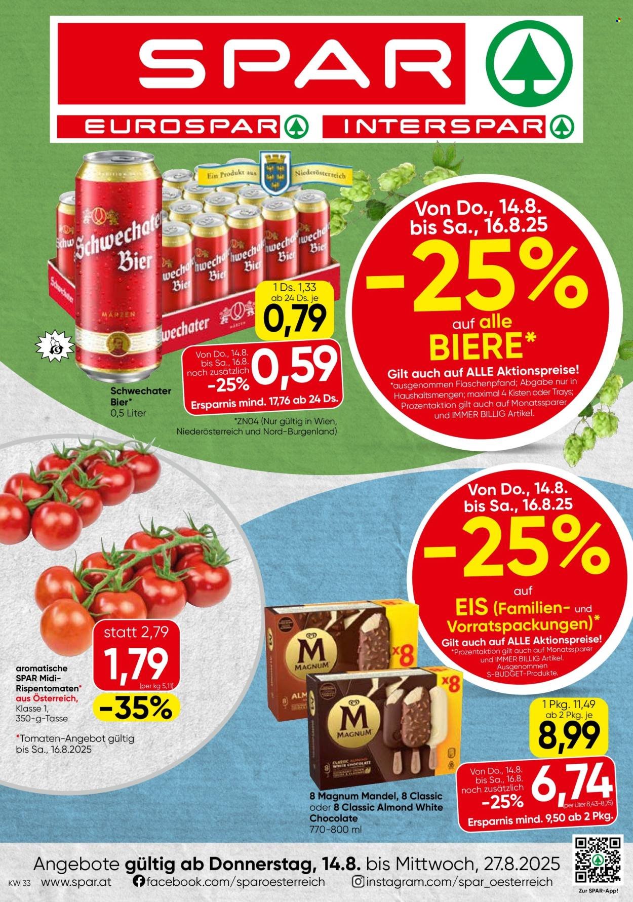SPAR Flugblatt - KW 33 - Wien (2025-08-14 - 2025-08-27) | 1