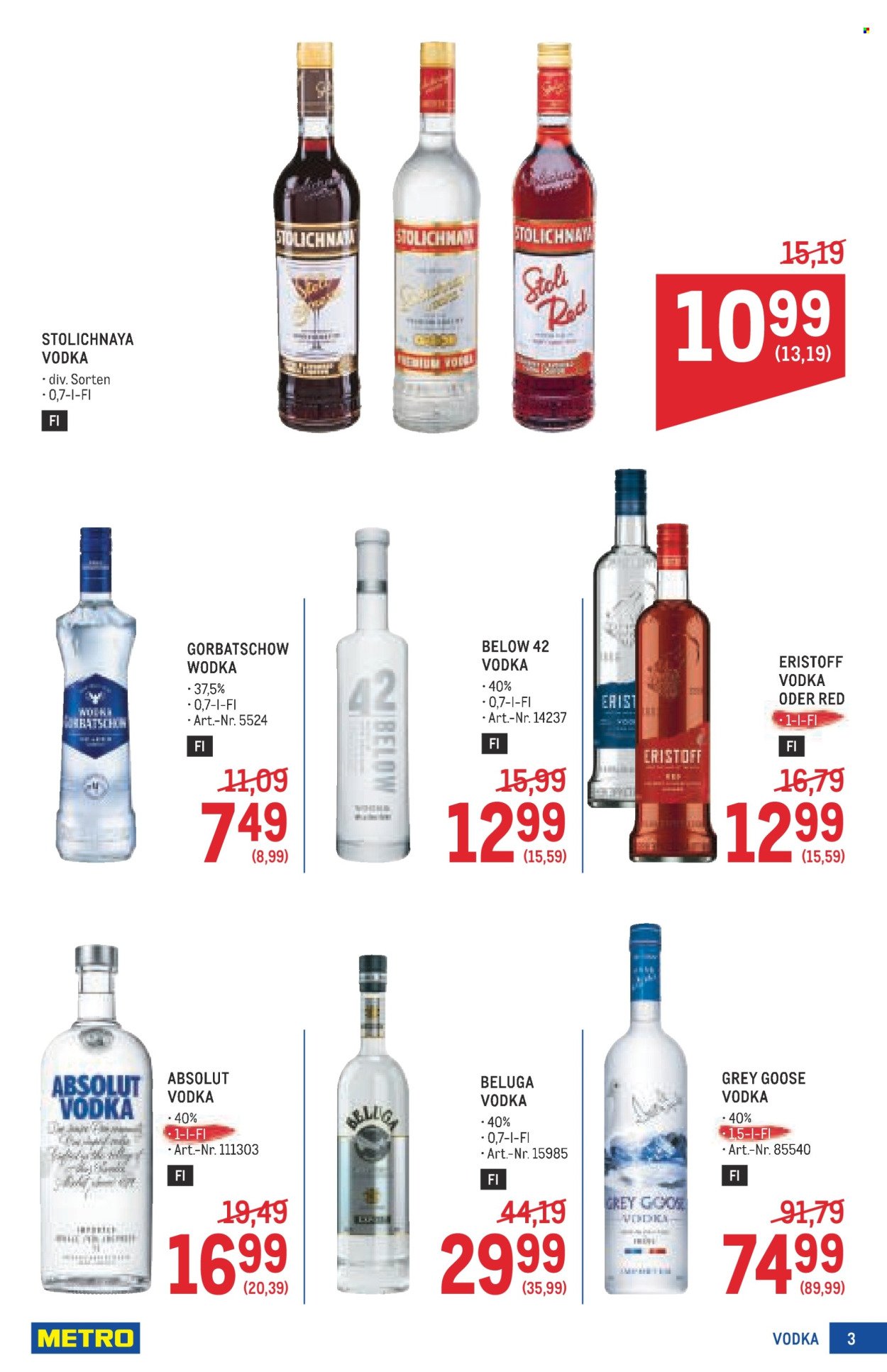 METRO Flugblatt - Wein und Spirituosen Spezial