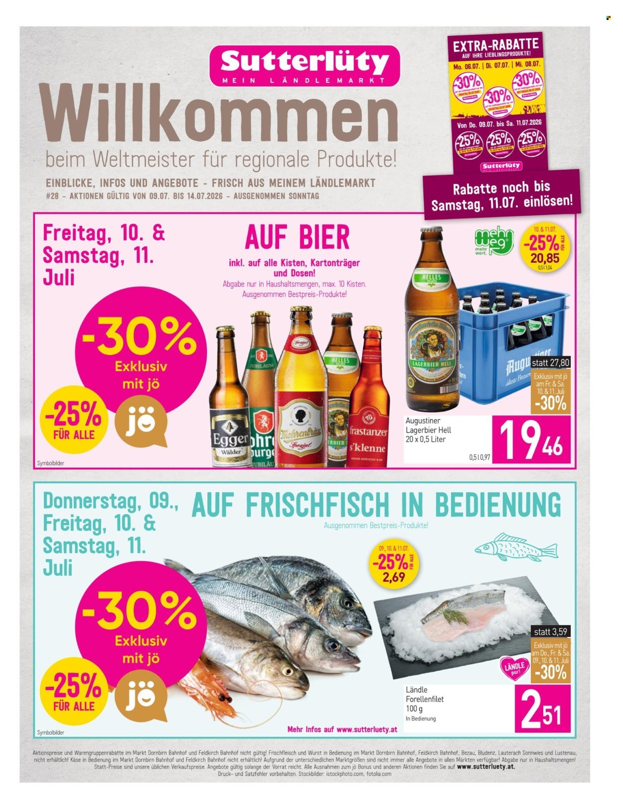 SUTTERLÜTY Flugblatt - Ab Donnerstag, 9.7.2026