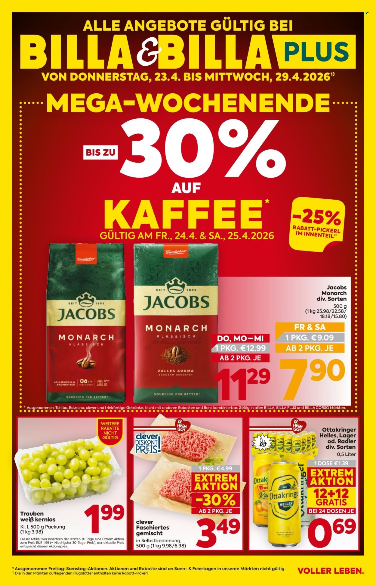 BILLA Flugblatt - Ab Donnerstag, 23.4.2026